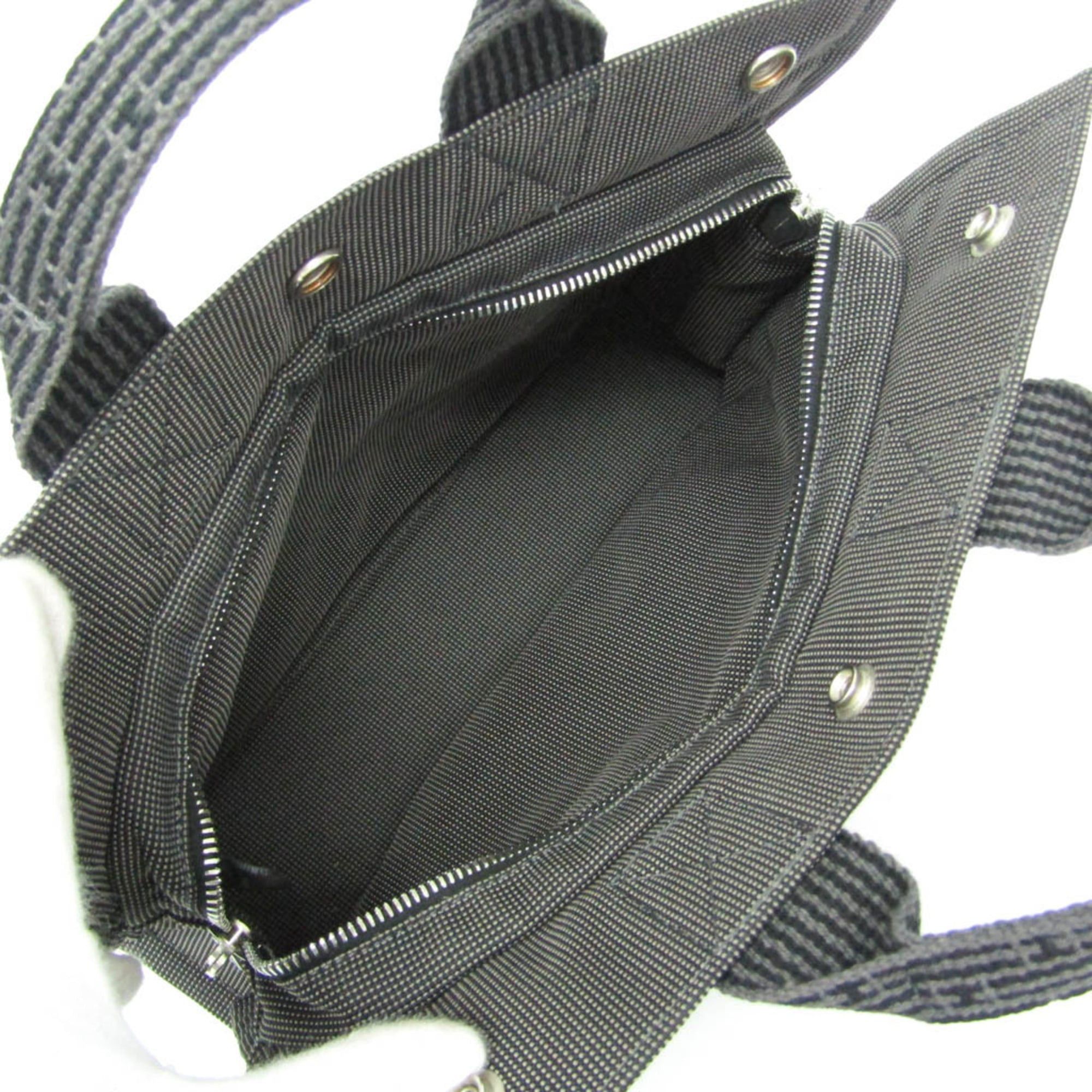 Hermes Hermes Her Line PM Women,Men Polyamide,Polyester Tote Bag Black,Gray Size ONE SIZE - 4 Thumbnail