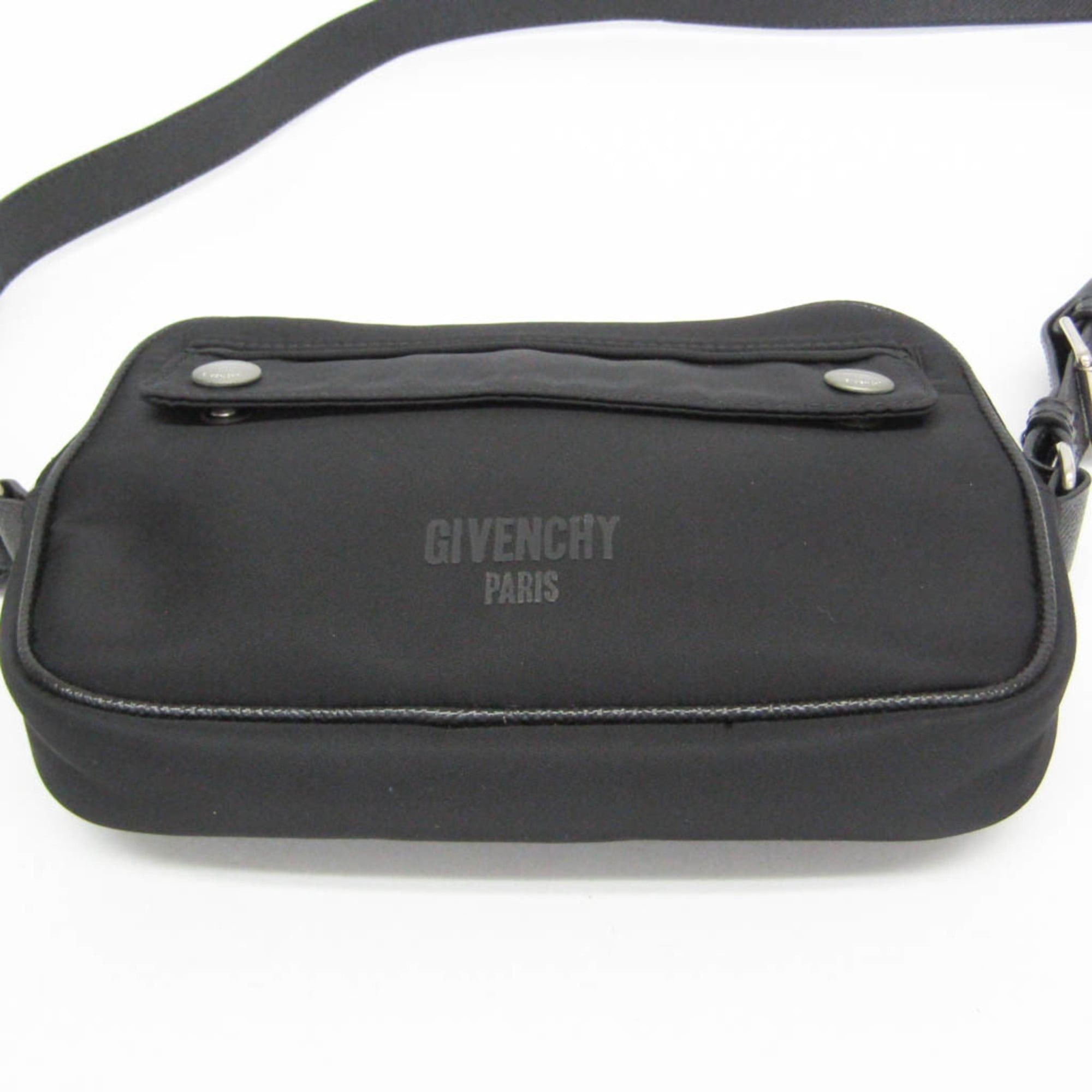 Givenchy Givenchy Essential Men,Women Nylon,Leather Shoulder Bag Black Size ONE SIZE - 4 Thumbnail