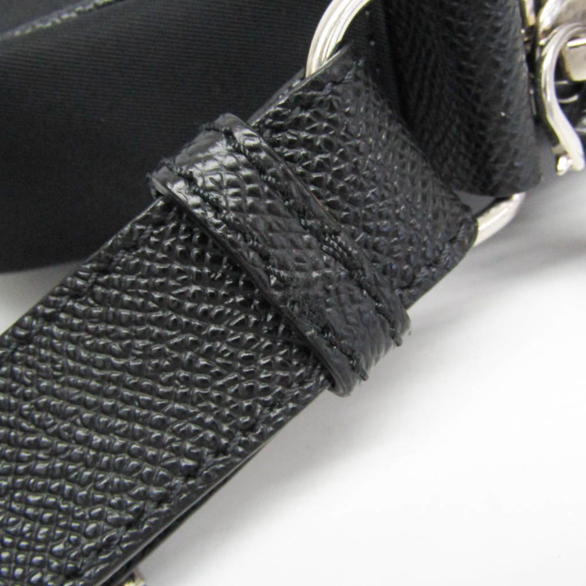 Givenchy Givenchy Essential Men,Women Nylon,Leather Shoulder Bag Black Size ONE SIZE - 14 Thumbnail