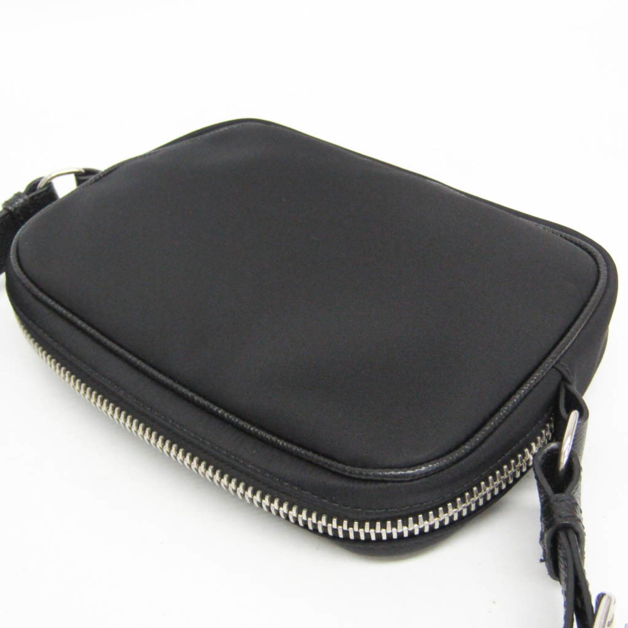 Givenchy Givenchy Essential Men,Women Nylon,Leather Shoulder Bag Black Size ONE SIZE - 6 Thumbnail