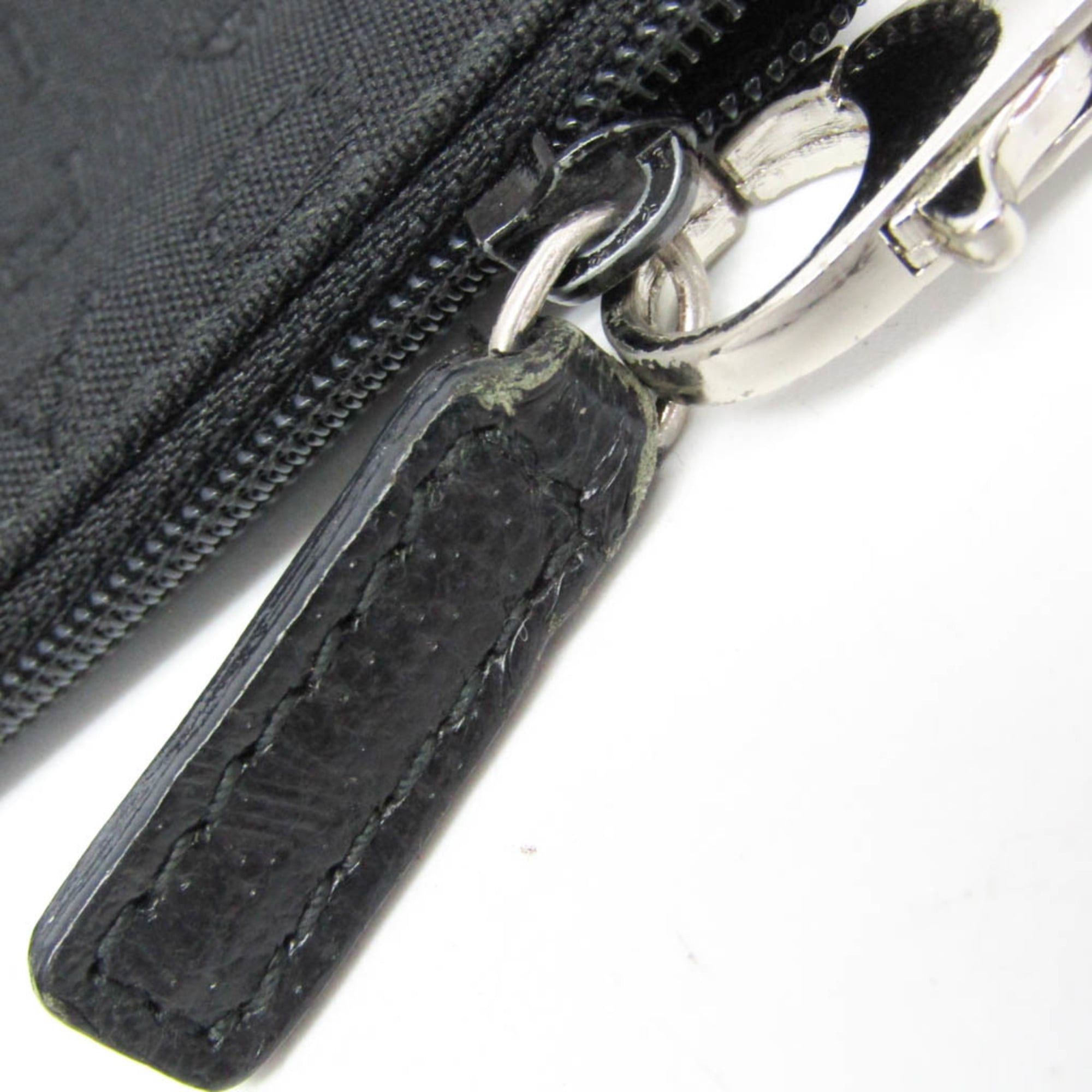 Bvlgari Bvlgari Logomania Agatha Shopping Medium Women's Canvas Tote Bag Black Size ONE SIZE - 14 Thumbnail