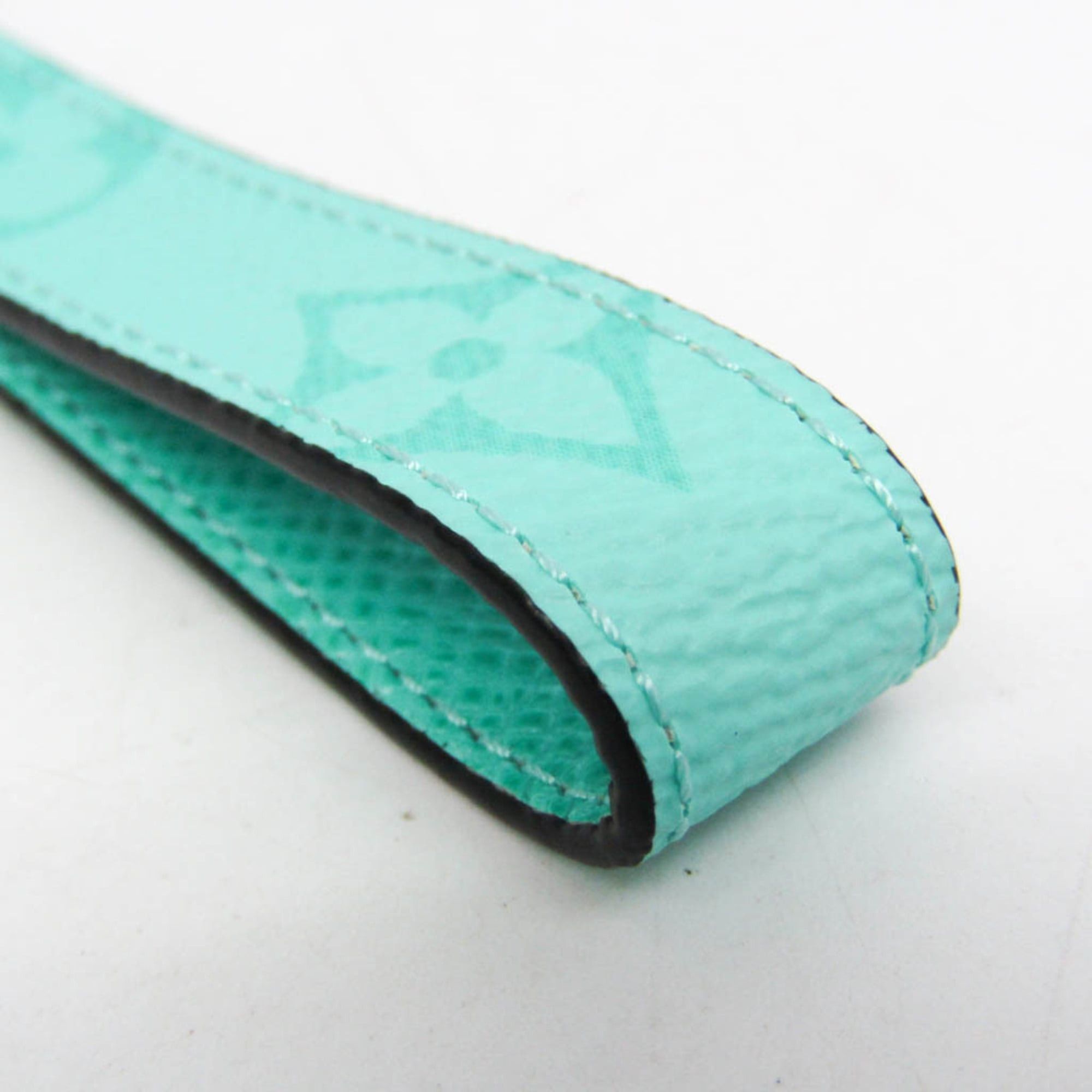 Louis Vuitton Louis Vuitton Taigarama Dragonne Slim Key Ring M01105 Keyring (Gunmetal,Light Green) Size ONE SIZE - 7 Thumbnail