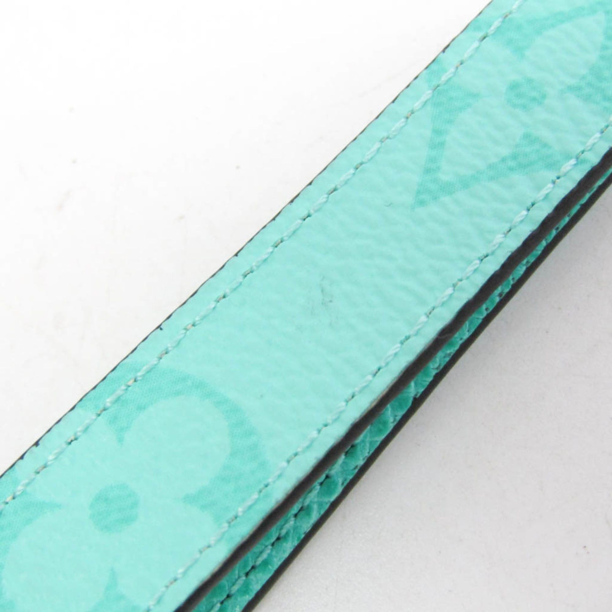 Louis Vuitton Louis Vuitton Taigarama Dragonne Slim Key Ring M01105 Keyring (Gunmetal,Light Green) Size ONE SIZE - 5 Thumbnail