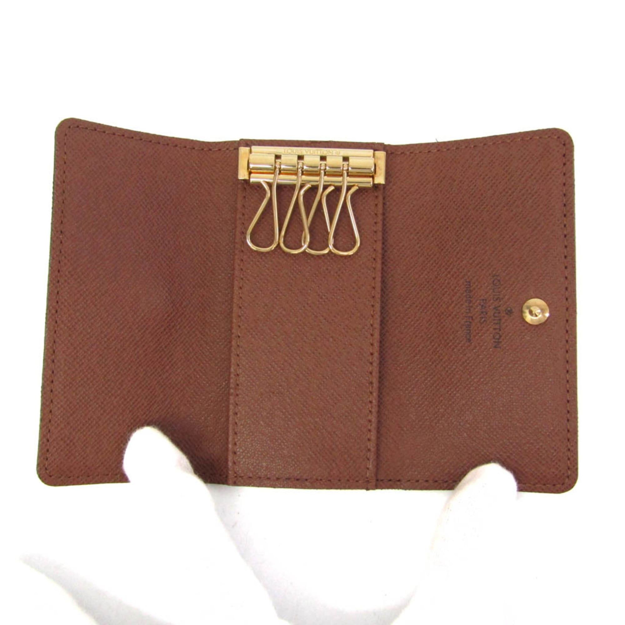 Louis Vuitton Louis Vuitton Monogram 4 Key Holder M62631 Men,Women Monogram Key Case Brown Size ONE SIZE - 3 Thumbnail