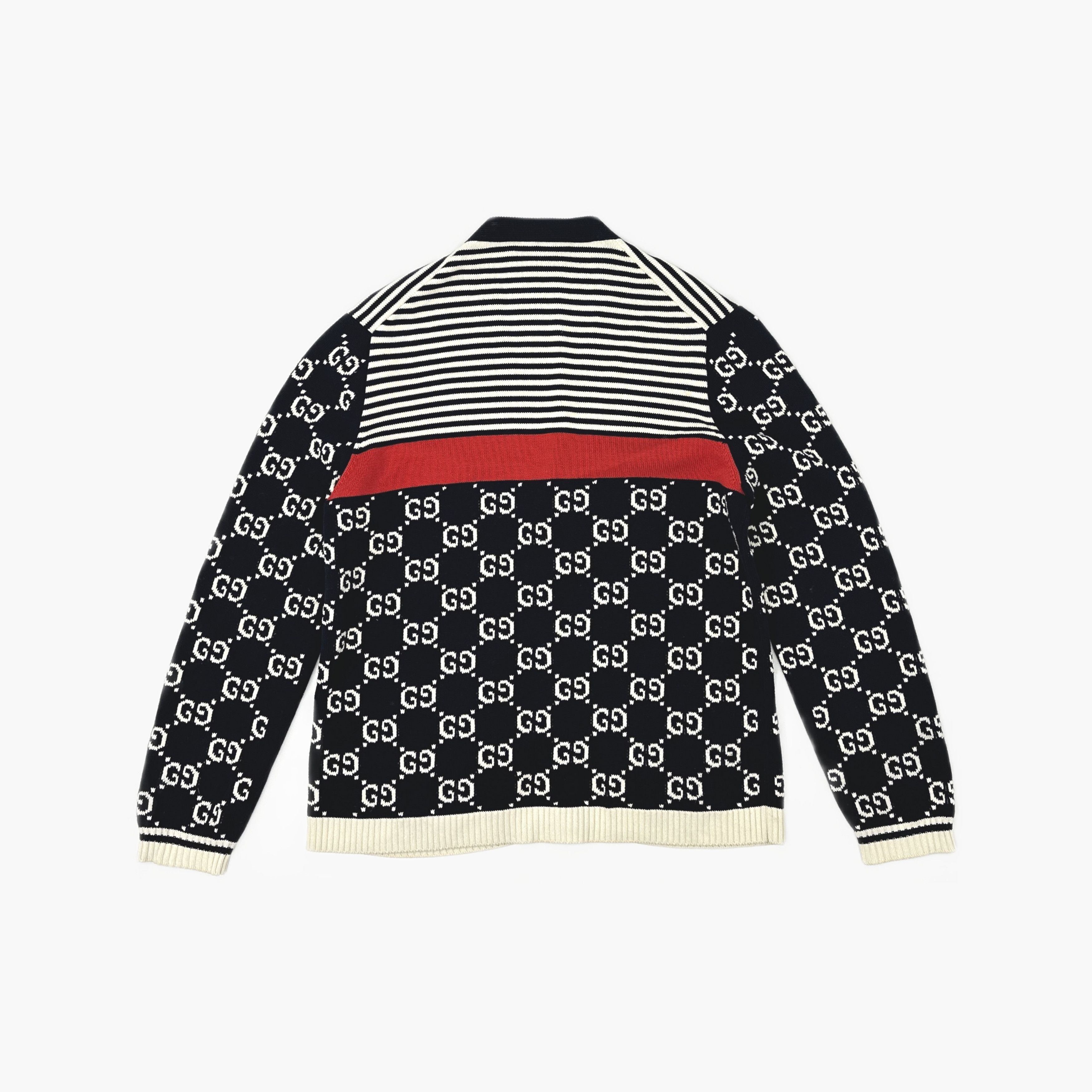Gucci Gucci GG Logo Knit Cardigan Size XXXL Size US XXL / EU 58 / 5 - 2 Thumbnail