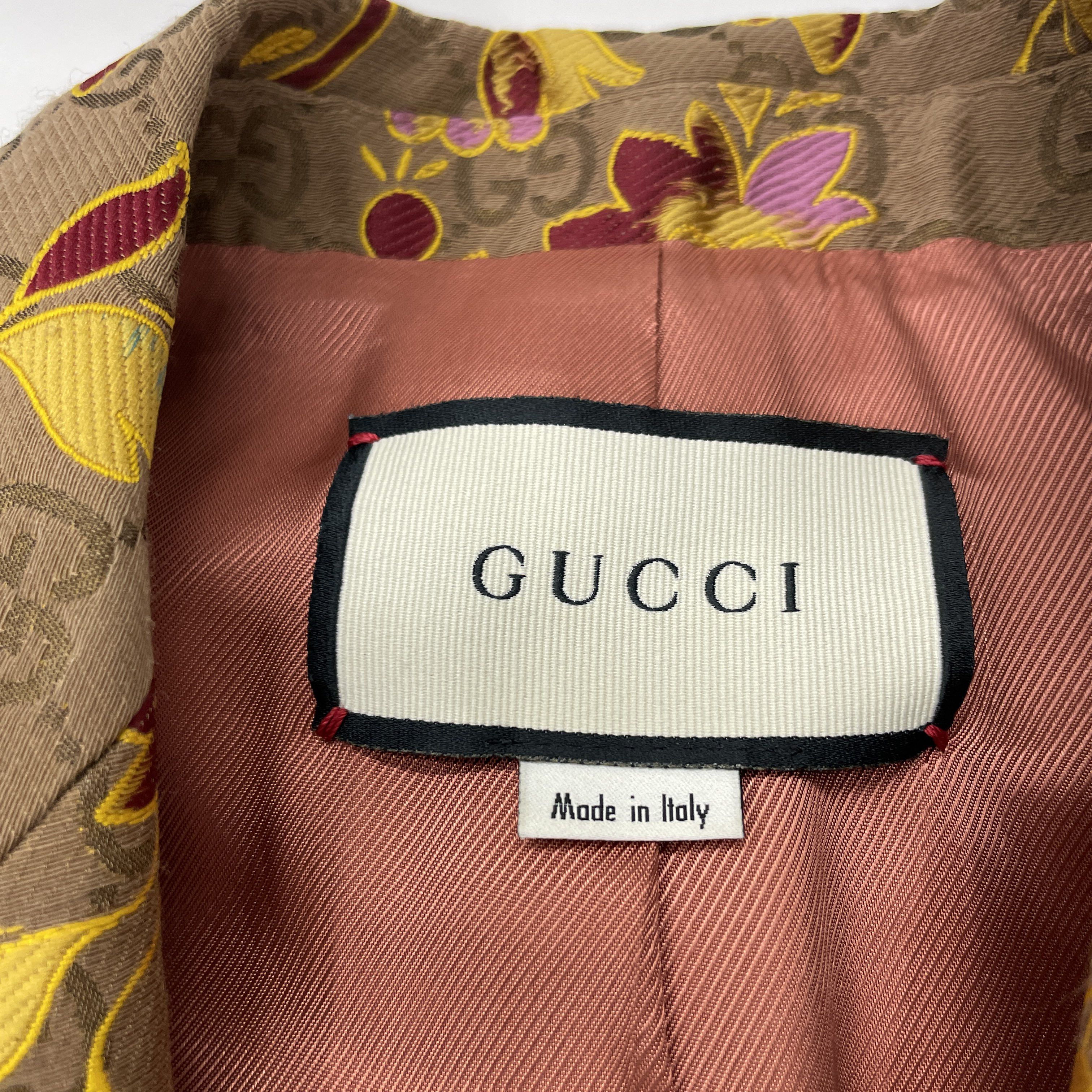 Gucci Gucci Floral Print Blazer Size 40 Size S / US 4 / IT 40 - 3 Thumbnail