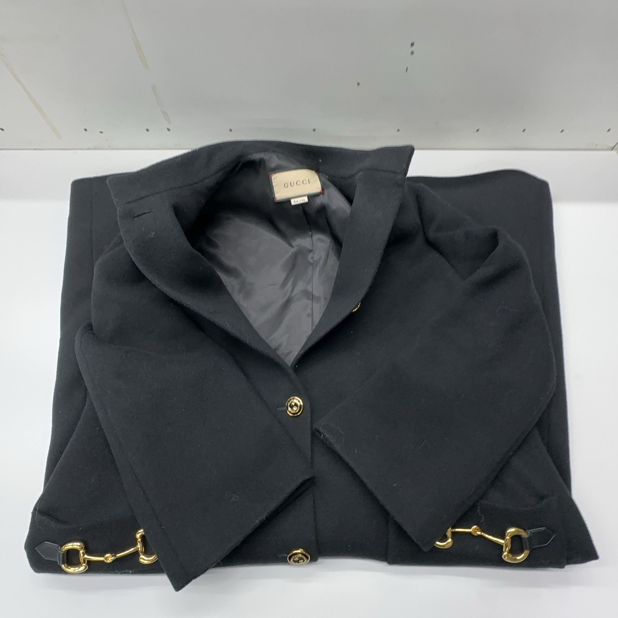 Gucci Gucci Horsebit Wool Coat Size 42 Size M / US 6-8 / IT 42-44 - 6 Thumbnail