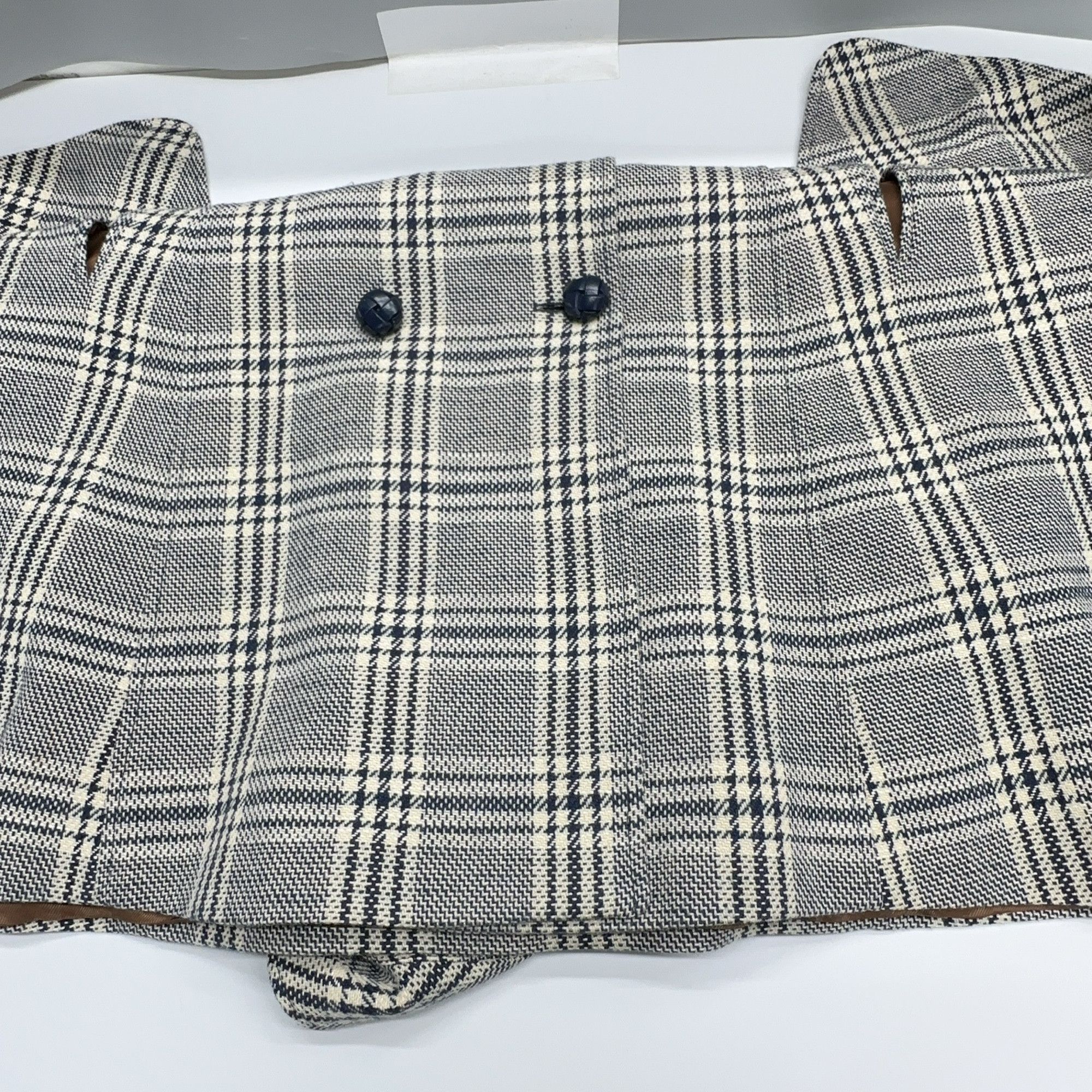 Gucci Gucci Plaid Wool Cape Coat Size 42 Size M / US 6-8 / IT 42-44 - 6 Thumbnail