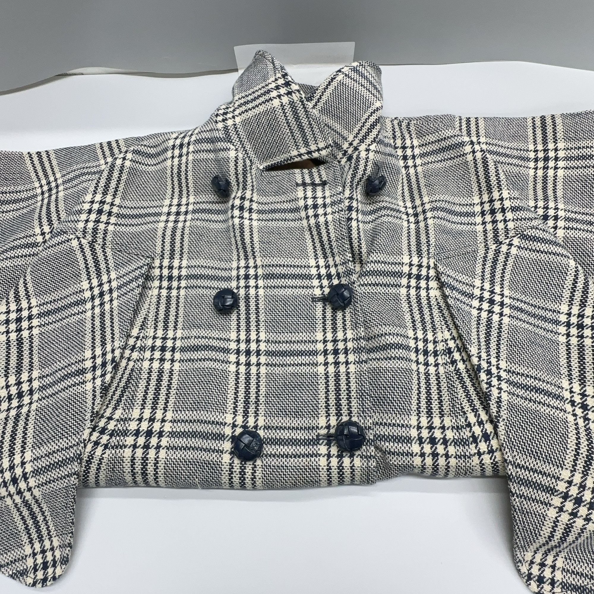 Gucci Gucci Plaid Wool Cape Coat Size 42 Size M / US 6-8 / IT 42-44 - 5 Thumbnail