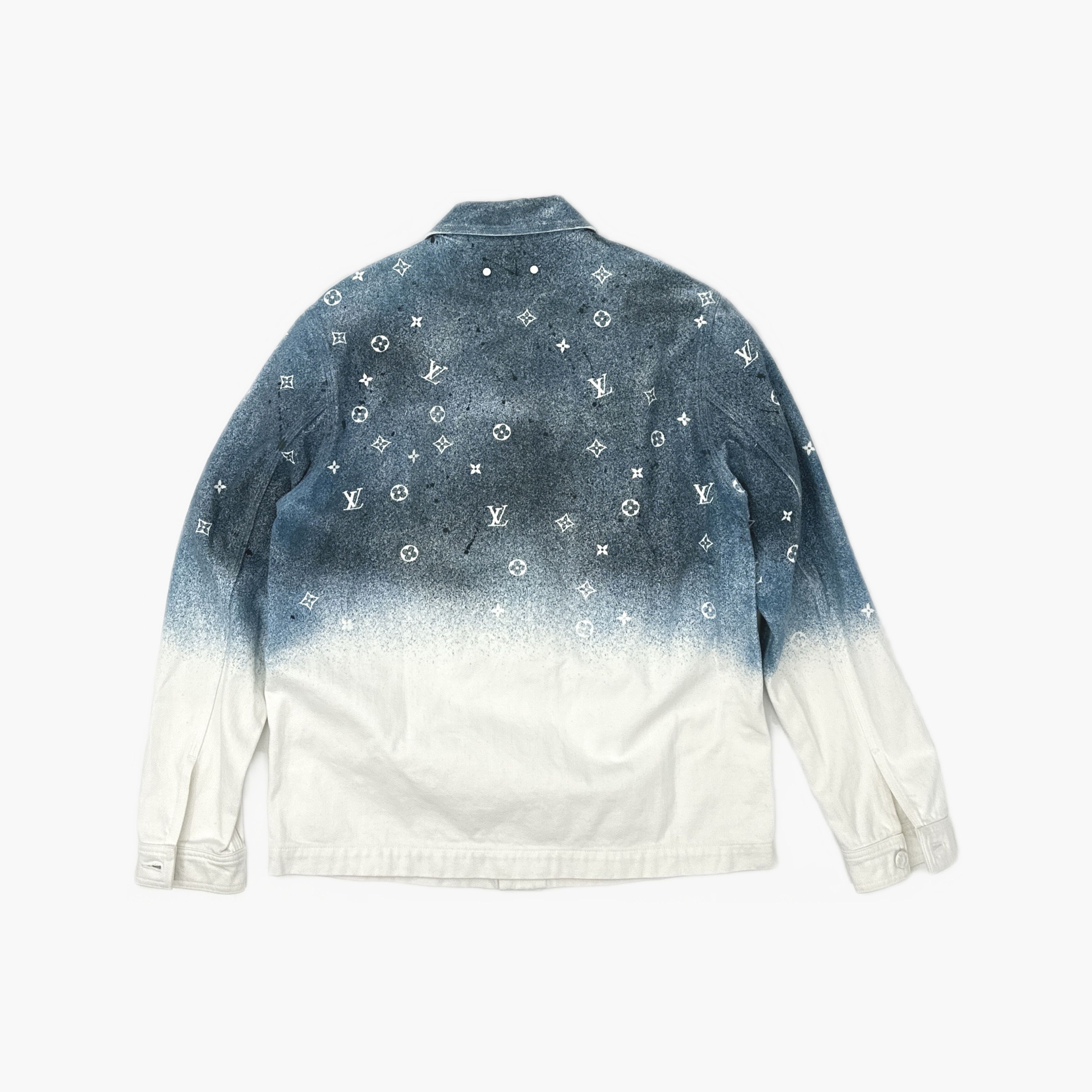 Louis Vuitton Louis Vuitton Gradient Monogram Denim Jacket US M Size US M / EU 48-50 / 2 - 2 Thumbnail