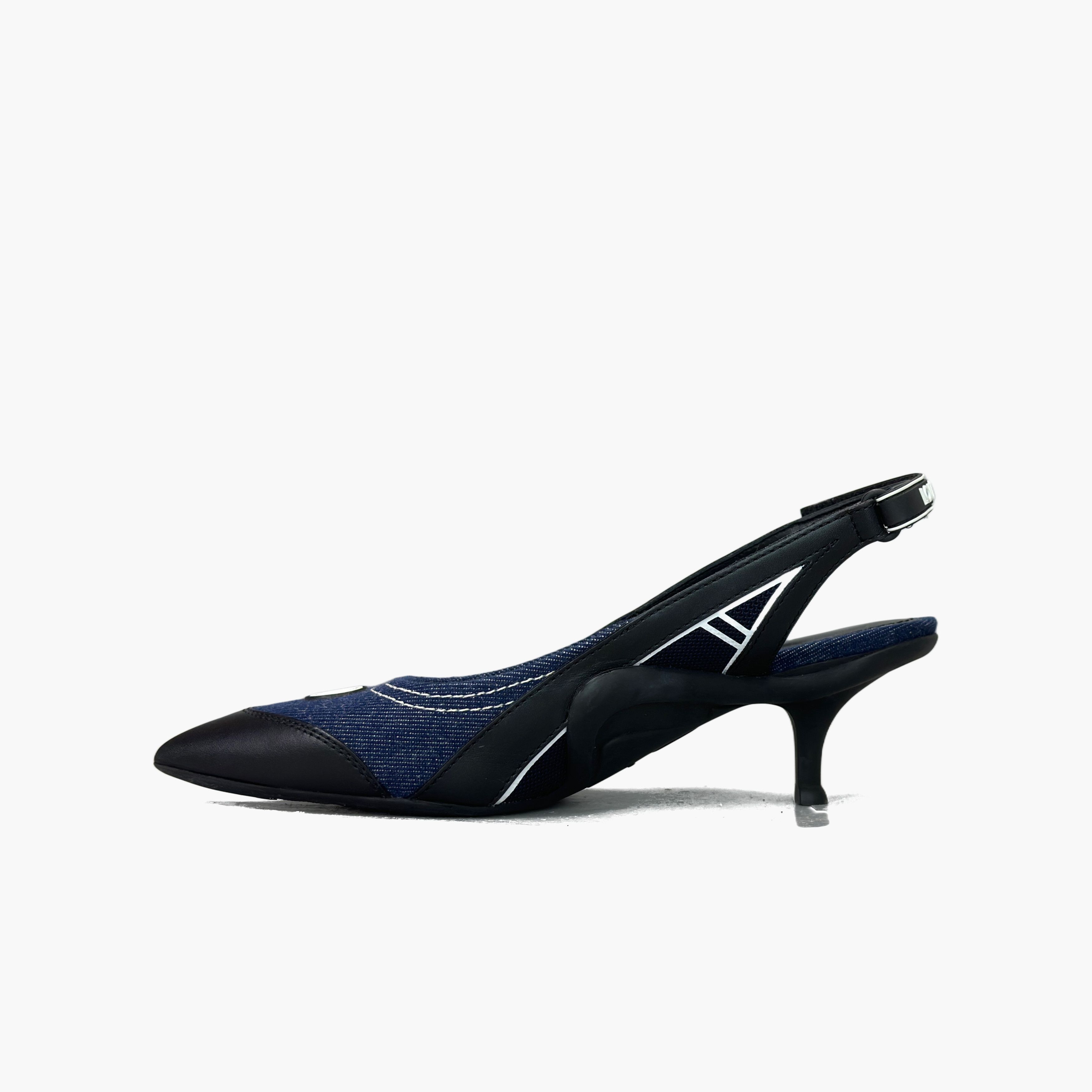 Louis Vuitton Louis Vuitton Archlight Denim Slingback Pumps Size 38 Size US 8 / IT 38 - 3 Thumbnail
