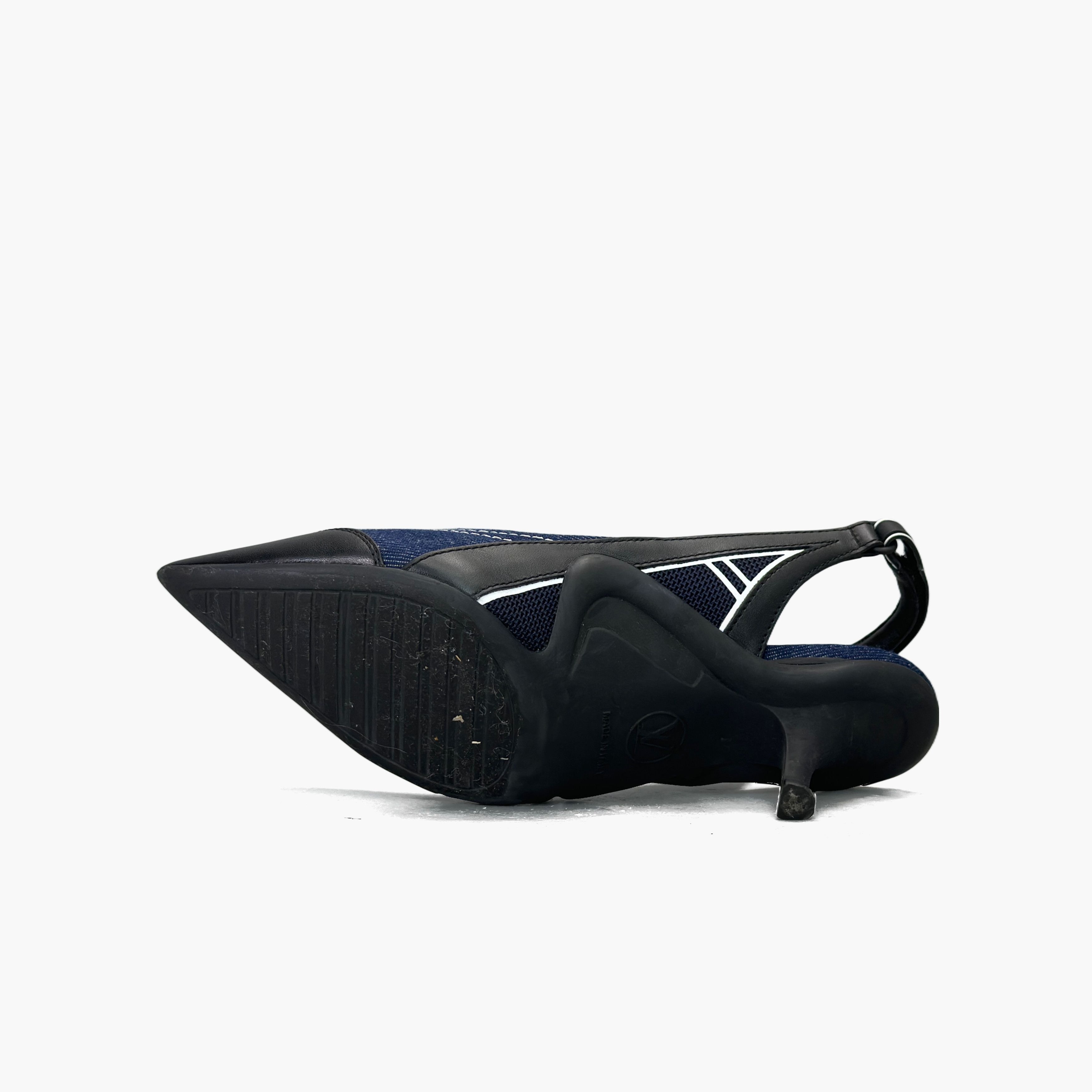 Louis Vuitton Louis Vuitton Archlight Denim Slingback Pumps Size 38 Size US 8 / IT 38 - 8 Thumbnail
