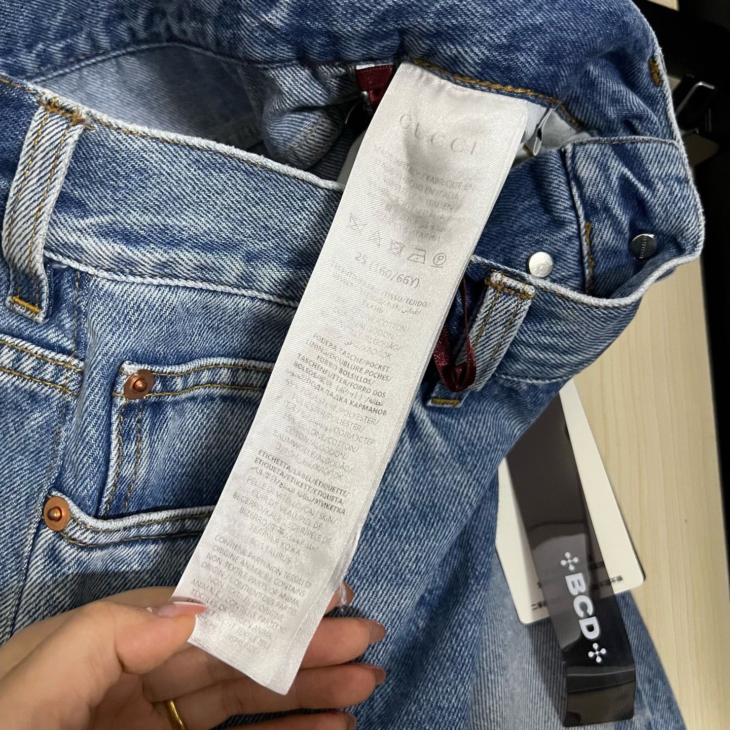Gucci Gucci Blue Denim Jeans Size 26 Size US 26 / EU 42 - 5 Thumbnail