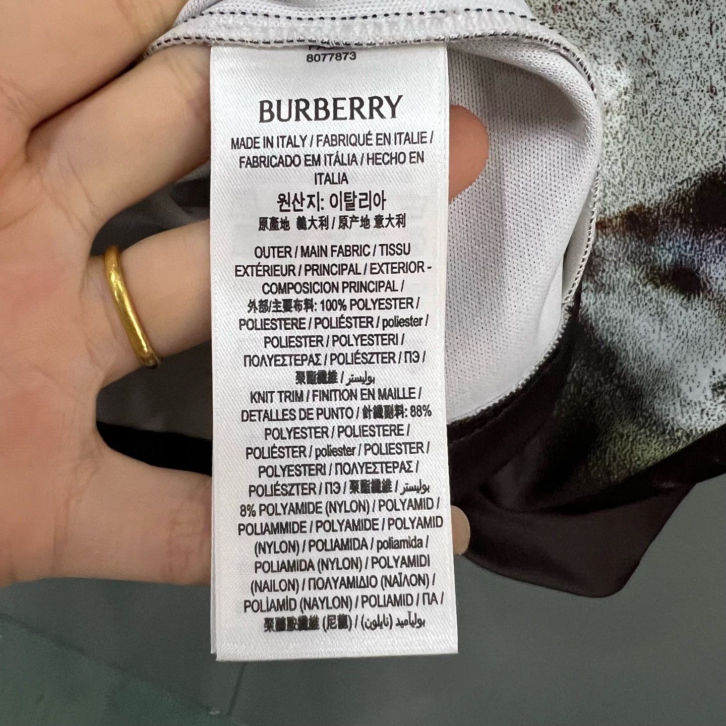 Burberry Burberry The Winds of Change Swan T-Shirt Size XXS Size US XXS / EU 40 - 4 Thumbnail