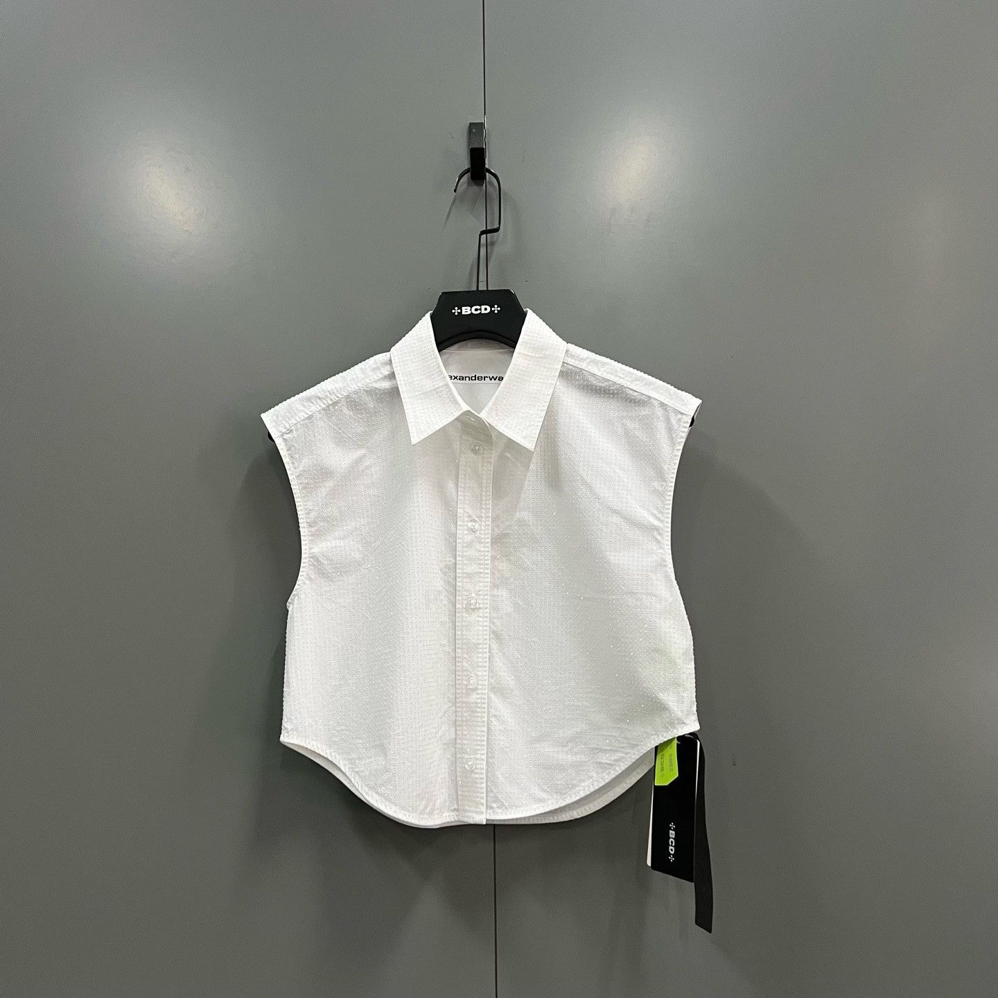 Alexander Wang Alexander Wang Textured Sleeveless Button Up Size XS Size XS / US 0-2 / IT 36-38 - 2 Thumbnail