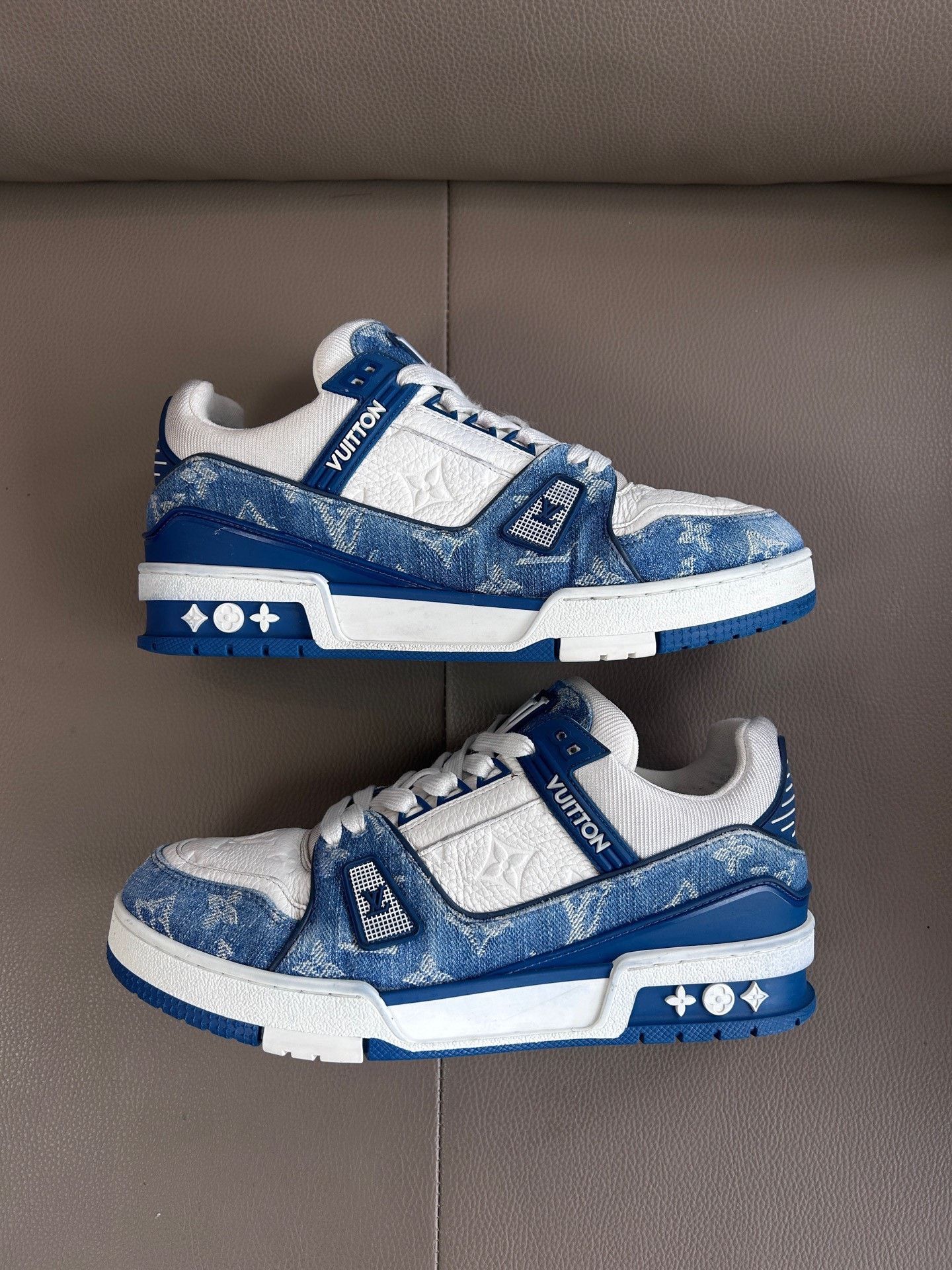 Louis Vuitton Louis Vuitton Denim Trainer Sneakers Size 38 Size US 5.5 / EU 38 - 7 Thumbnail