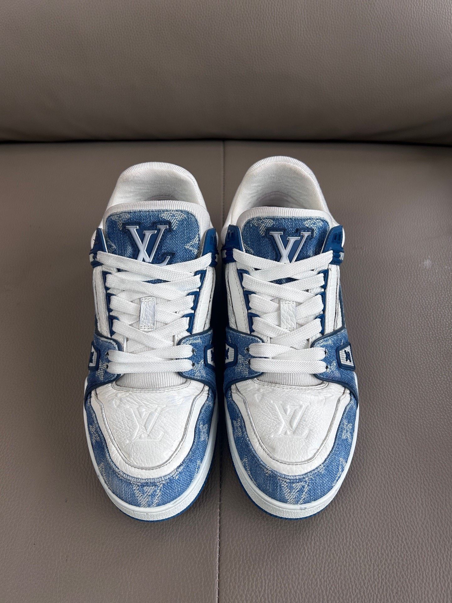 Louis Vuitton Louis Vuitton Denim Trainer Sneakers Size 38 Size US 5.5 / EU 38 - 3 Thumbnail
