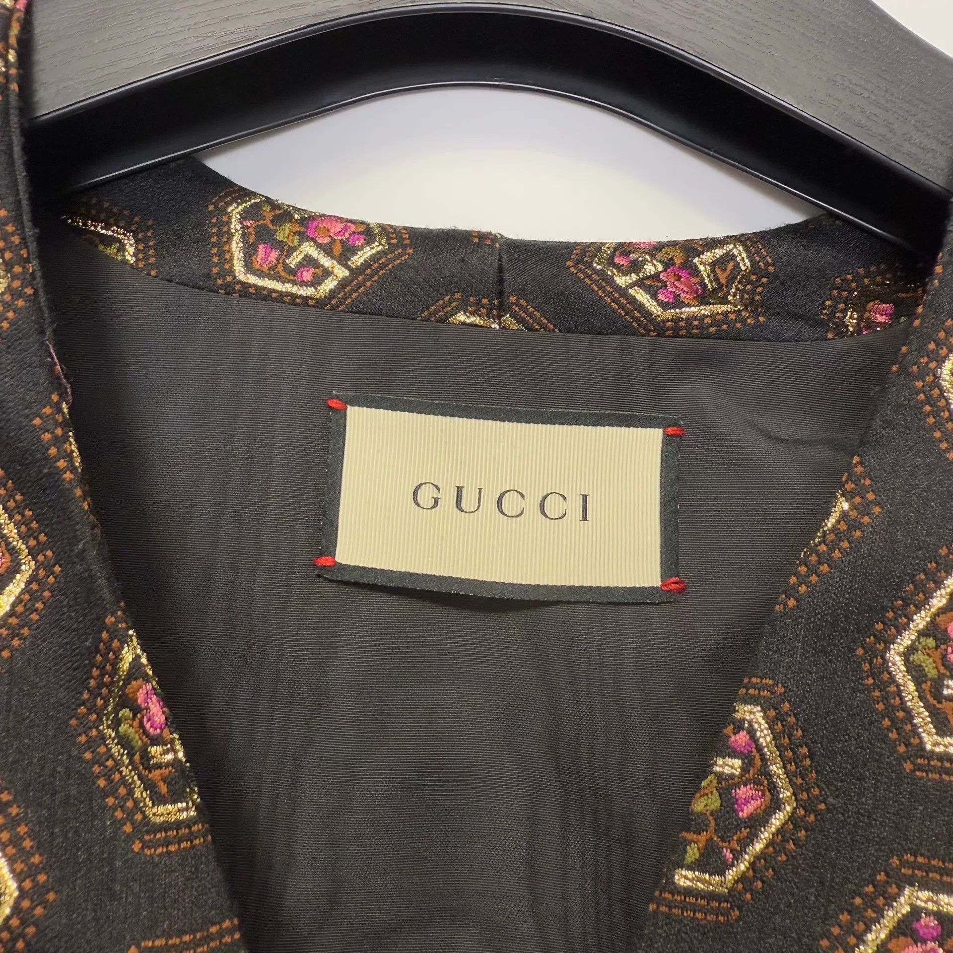 Gucci Gucci Floral Geometric Cape Size M Size M / US 6-8 / IT 42-44 - 4 Thumbnail