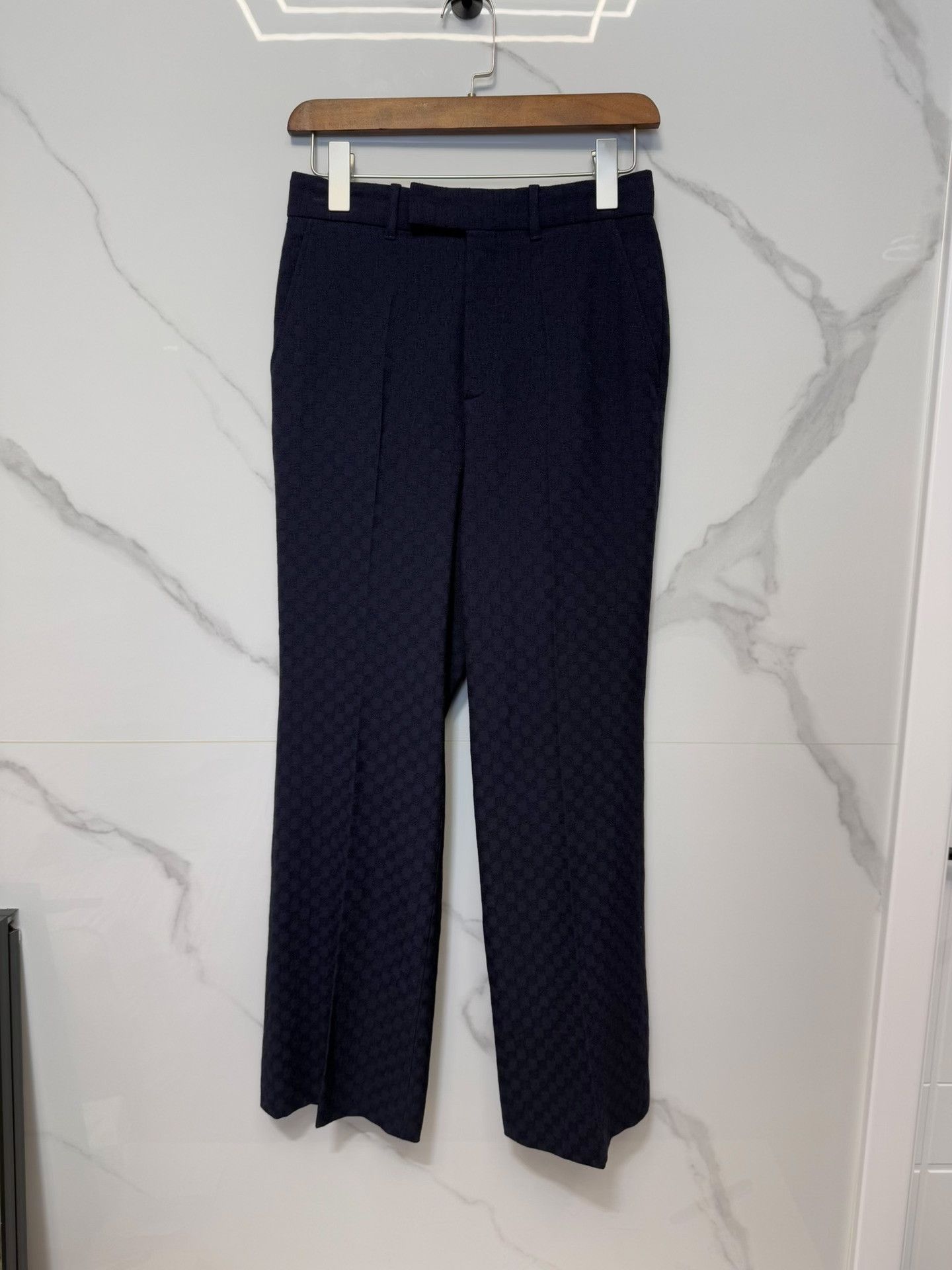 Gucci Gucci Checkerboard Wool Pants Size 38 Size 26" / US 2 / IT 38 - 2 Thumbnail