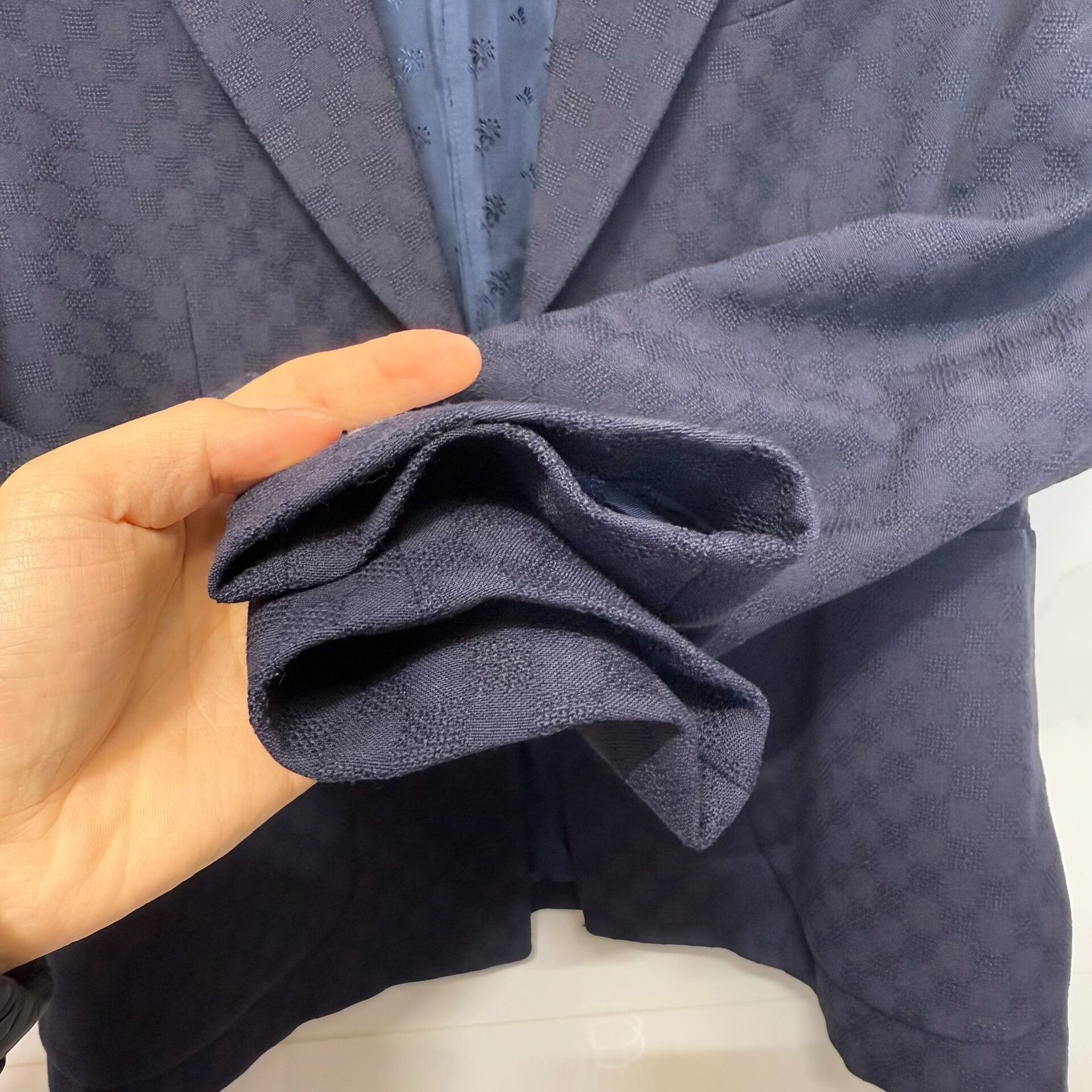 Gucci Gucci Checkerboard Blazer 34S Size 34S - 9 Thumbnail