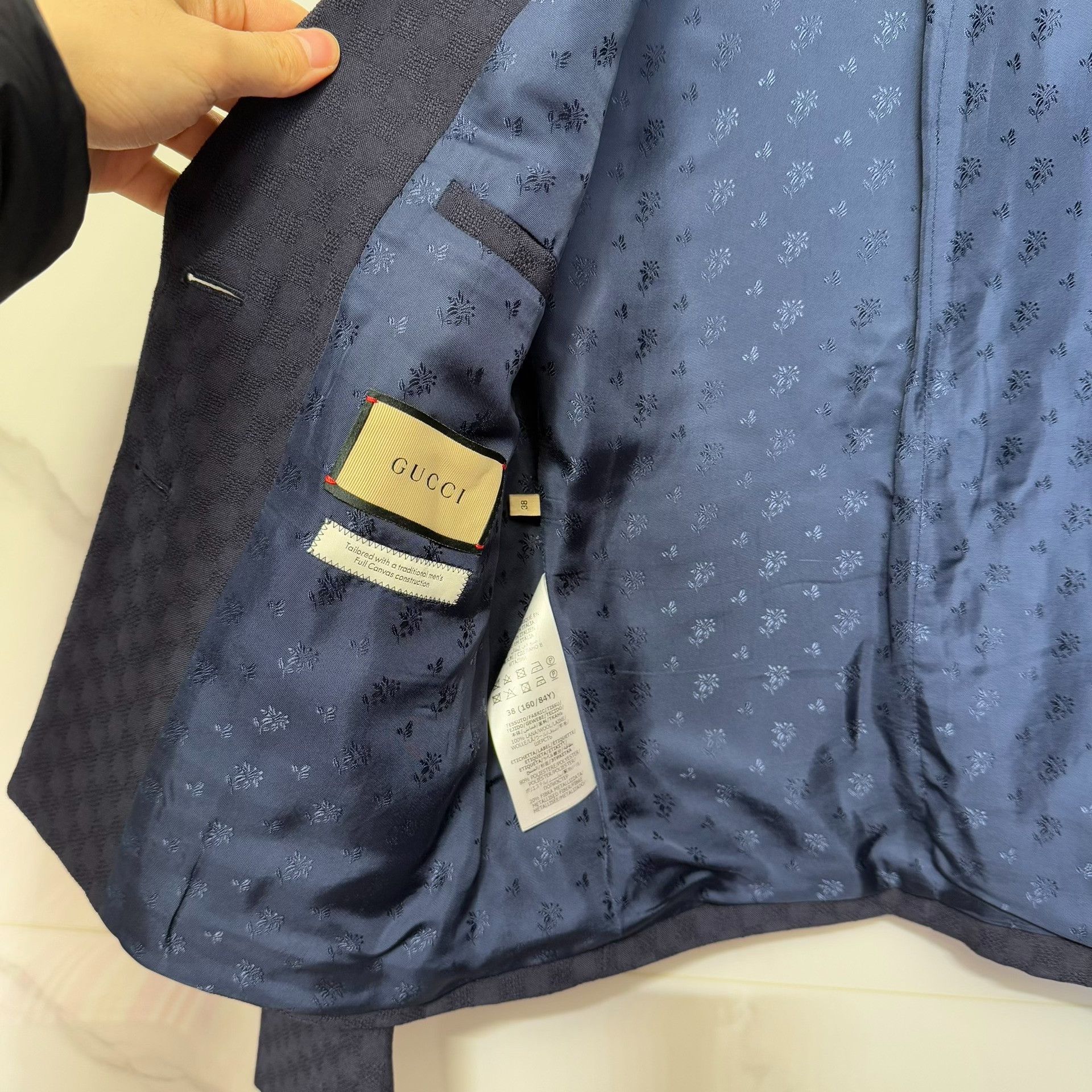 Gucci Gucci Checkerboard Blazer 34S Size 34S - 7 Thumbnail