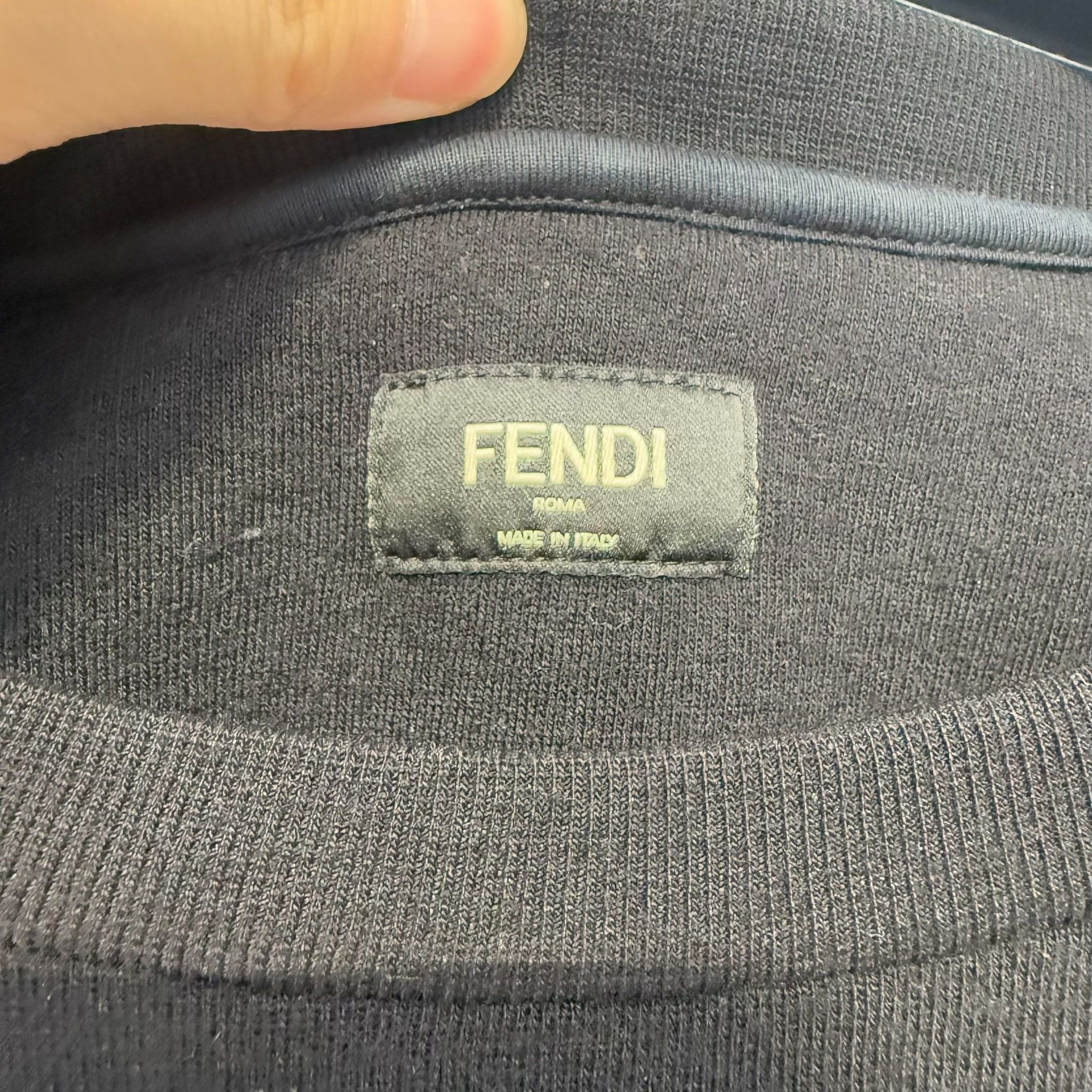 Fendi Fendi Monster Eye Wool Sweatshirt Size XL Size US XL / EU 56 / 4 - 4 Thumbnail