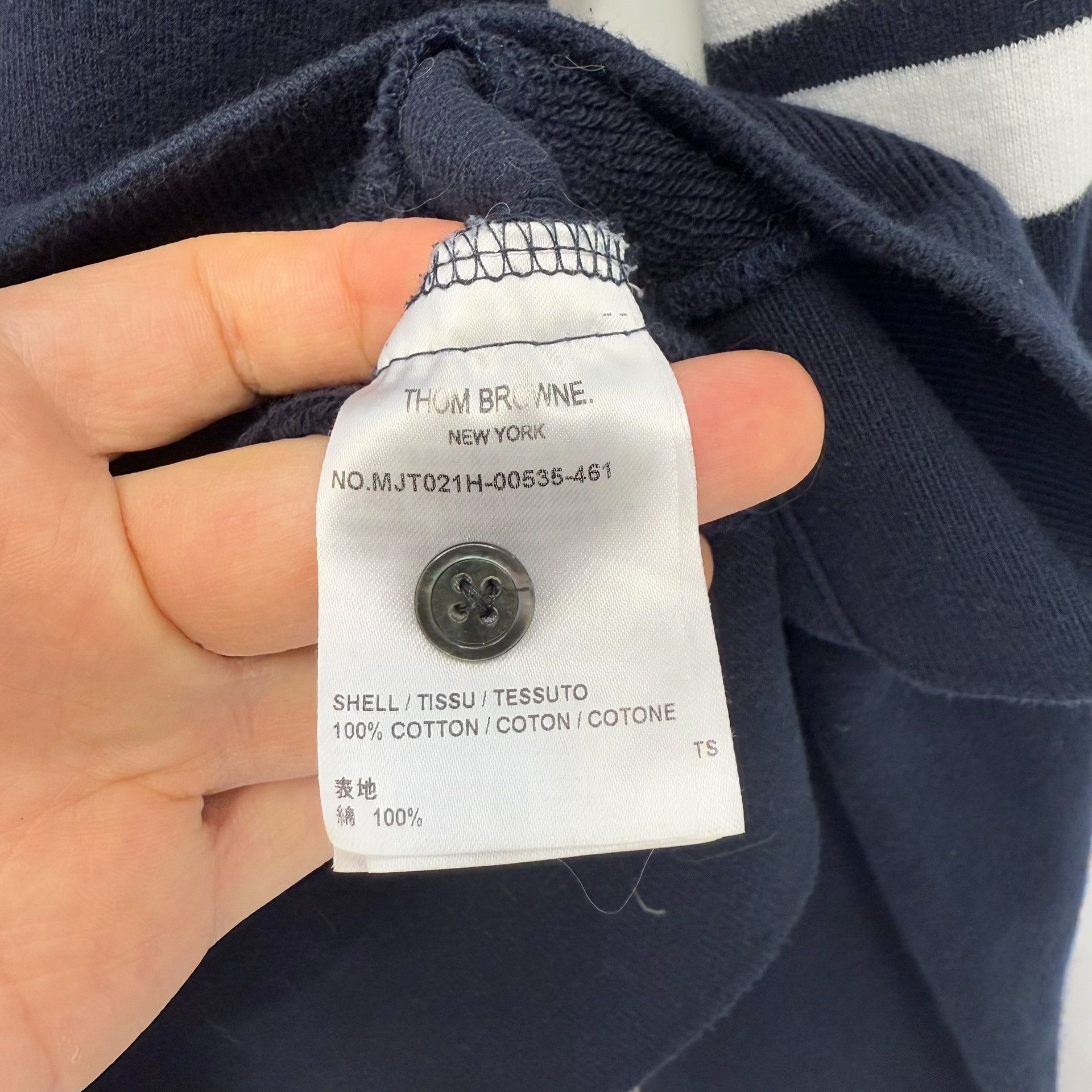 Thom Browne Thom Browne Four Bar Sweatshirt Size L Size US L / EU 52-54 / 3 - 5 Thumbnail