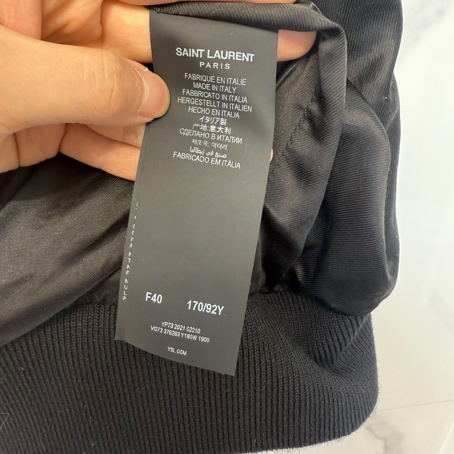 Saint Laurent Paris Saint Laurent Teddy Varsity Jacket Size FR 40 Size M / US 6-8 / IT 42-44 - 4 Thumbnail