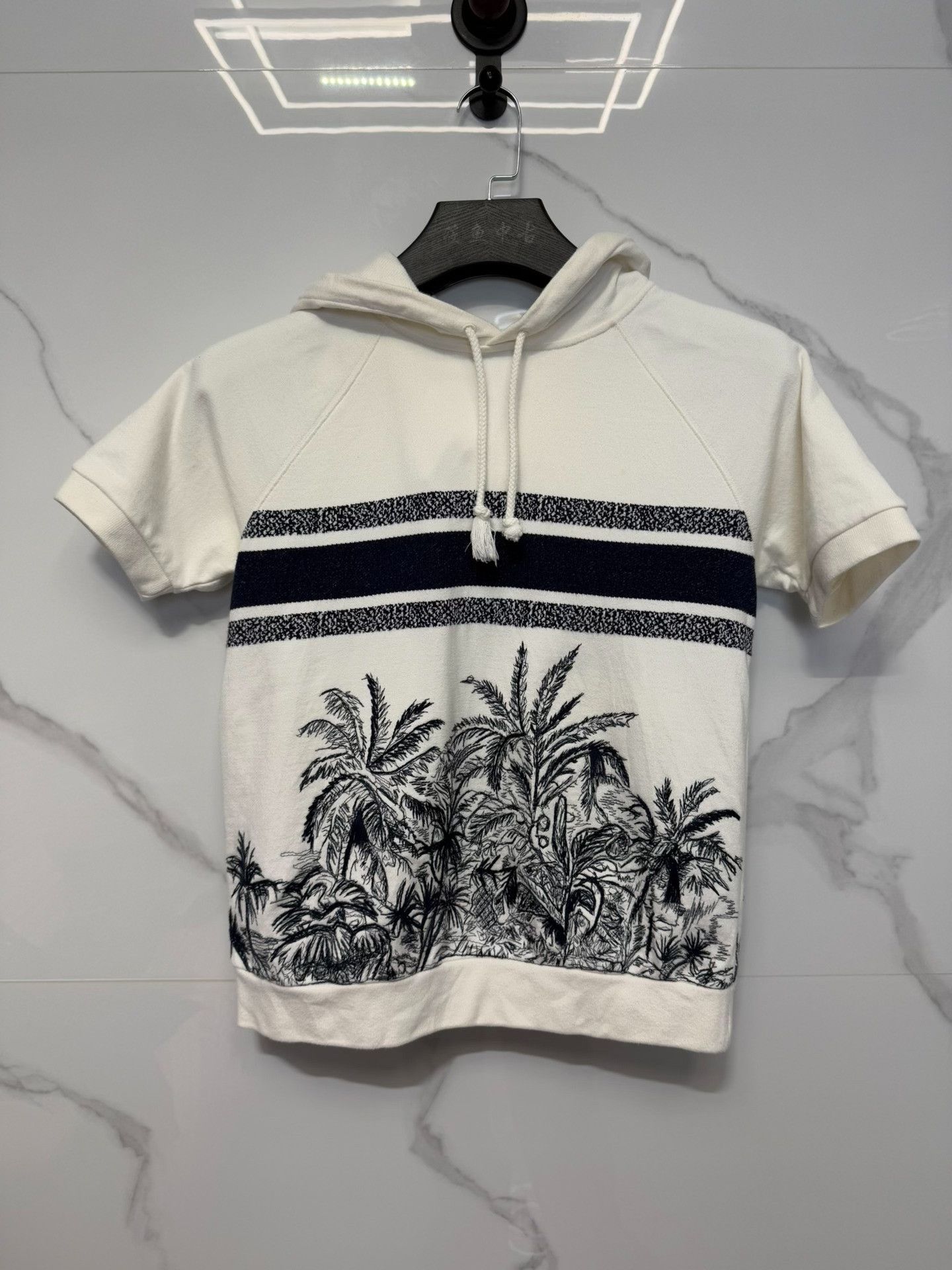 Dior Dior Palm Print Hoodie Size S Size S / US 4 / IT 40 - 2 Thumbnail