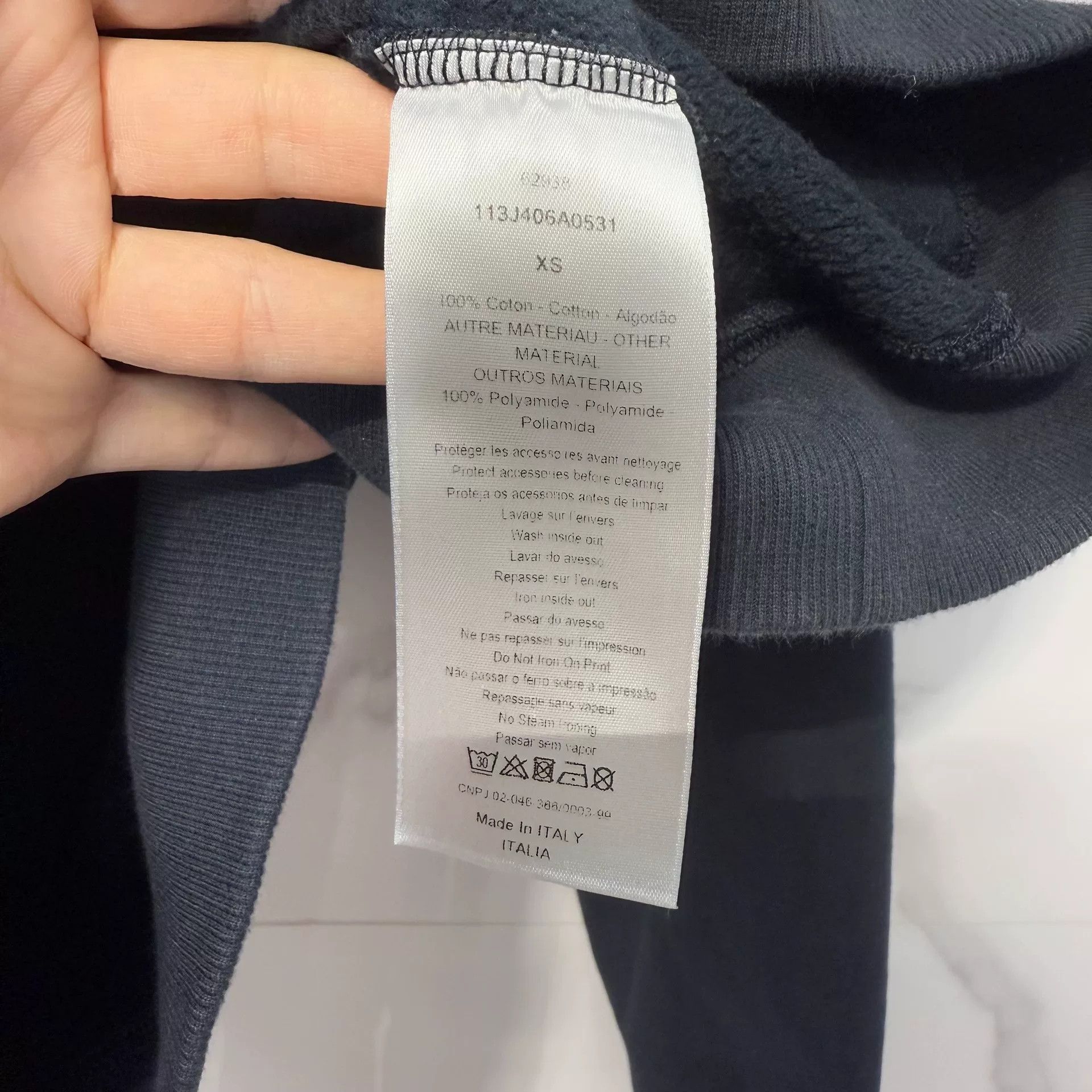 Dior Dior Oblique Quarter-Zip Hoodie Size XS Size US XS / EU 42 / 0 - 5 Thumbnail