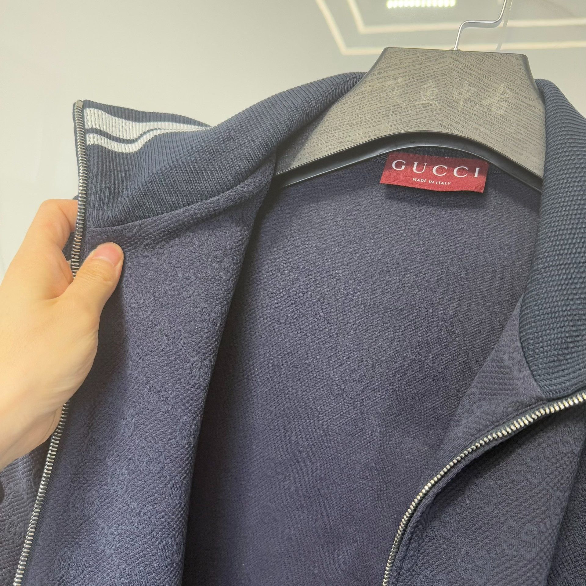 Gucci Gucci GG Monogram Zip Jacket Size XL Size US XL / EU 56 / 4 - 6 Thumbnail