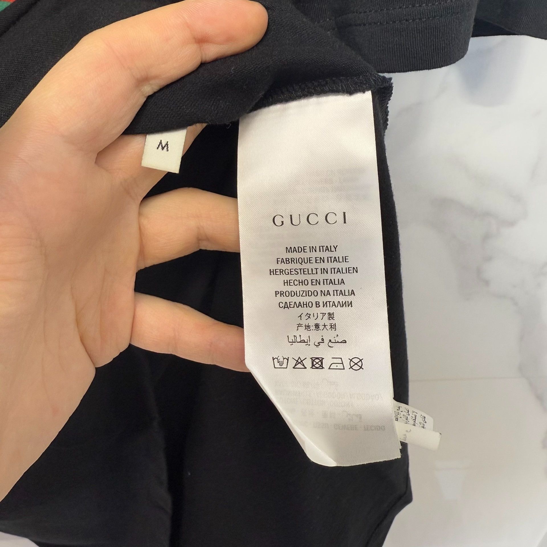 Gucci Gucci Logo Print T-Shirt Size M Size US M / EU 48-50 / 2 - 5 Thumbnail