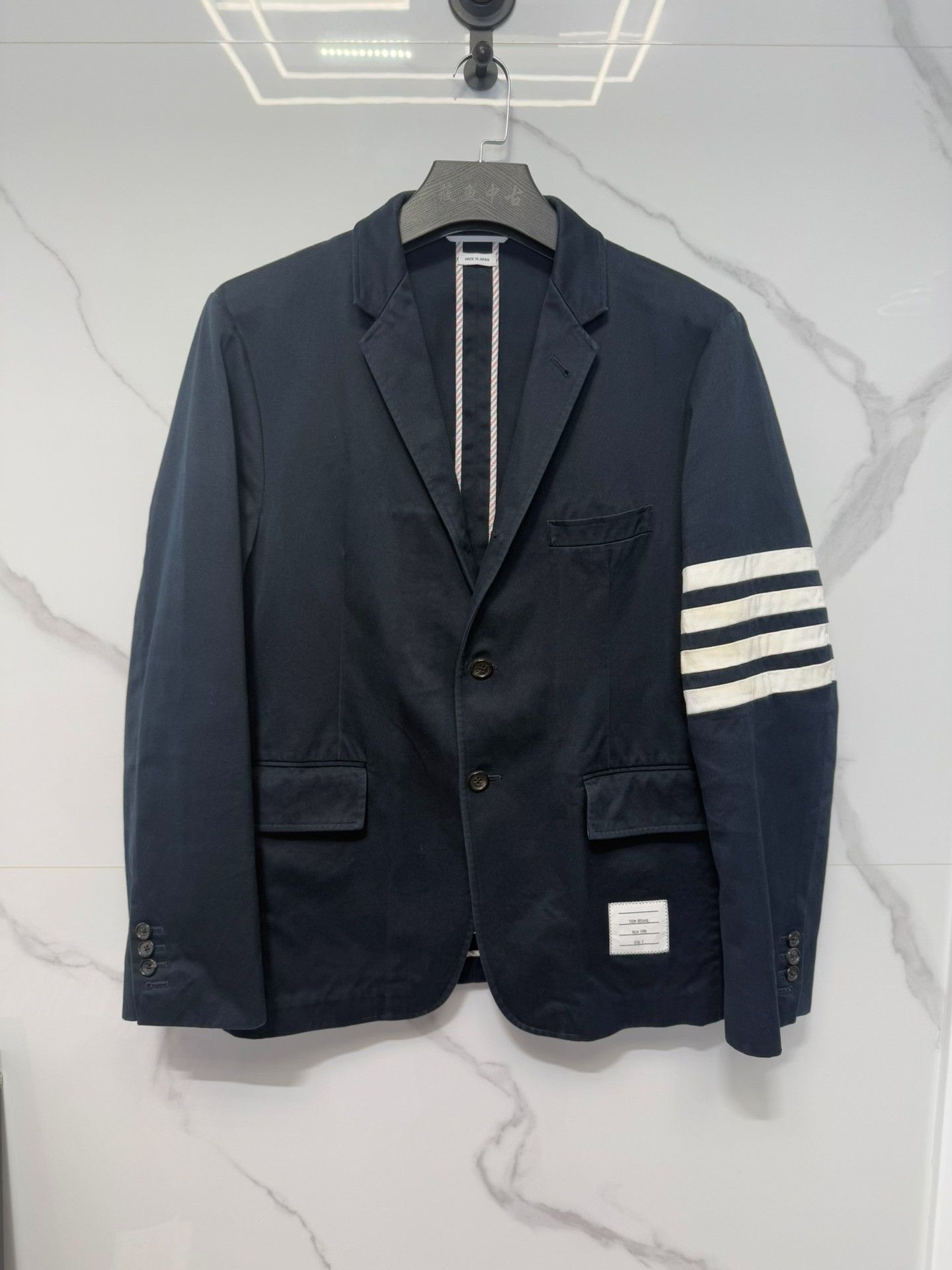 Thom Browne Thom Browne Four Bar Stripe Blazer Size 3 Size 42R - 2 Thumbnail