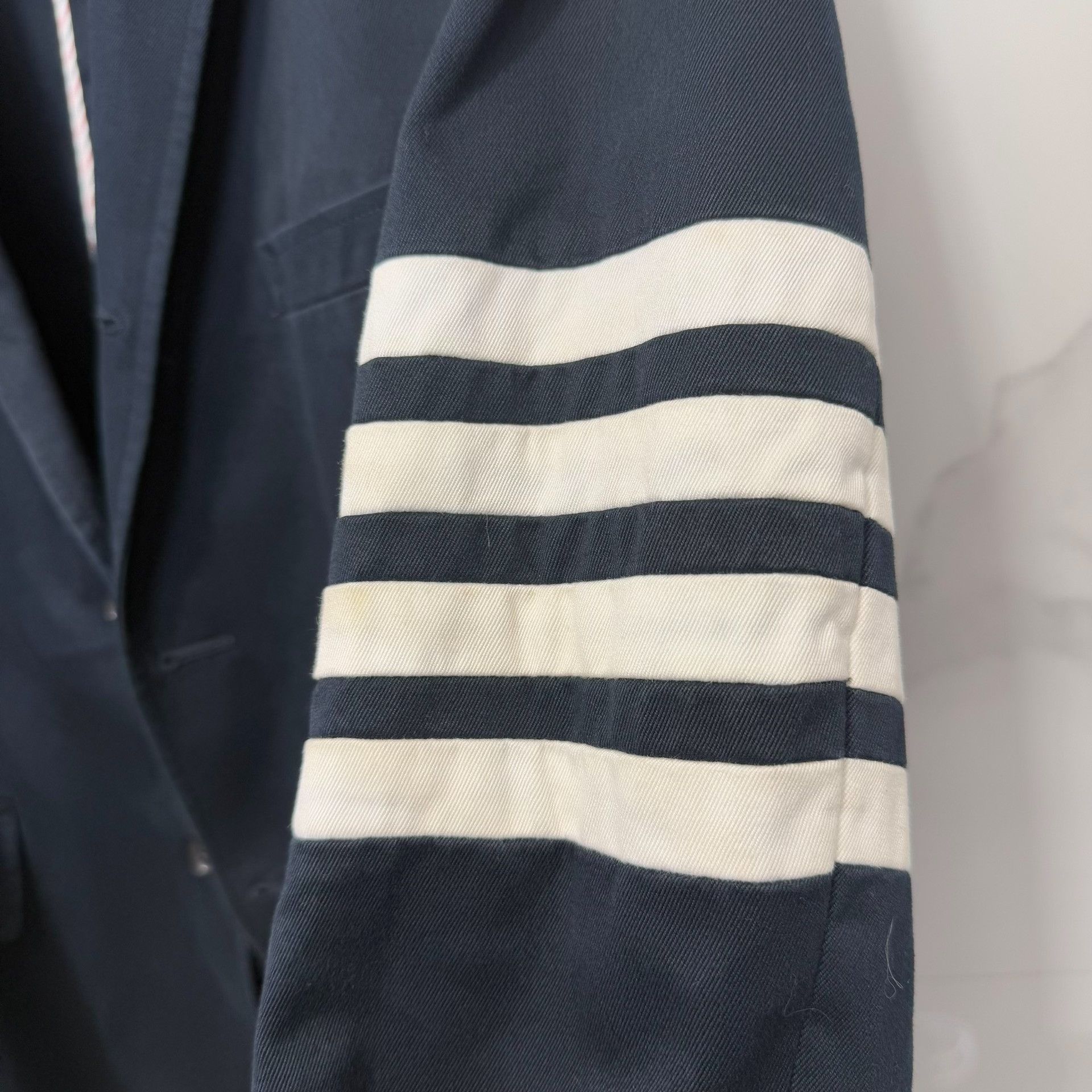 Thom Browne Thom Browne Four Bar Stripe Blazer Size 3 Size 42R - 9 Thumbnail