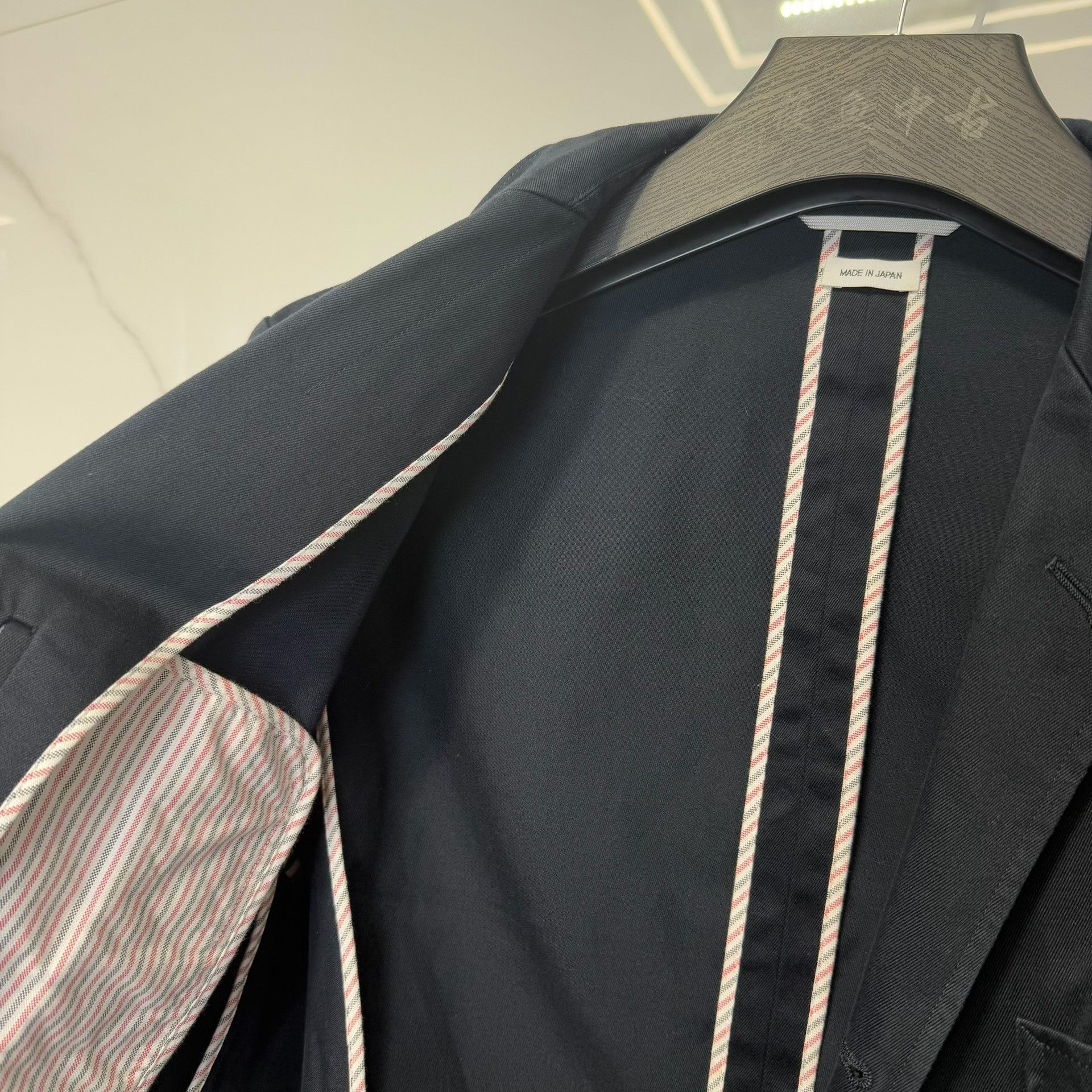 Thom Browne Thom Browne Four Bar Stripe Blazer Size 3 Size 42R - 6 Thumbnail