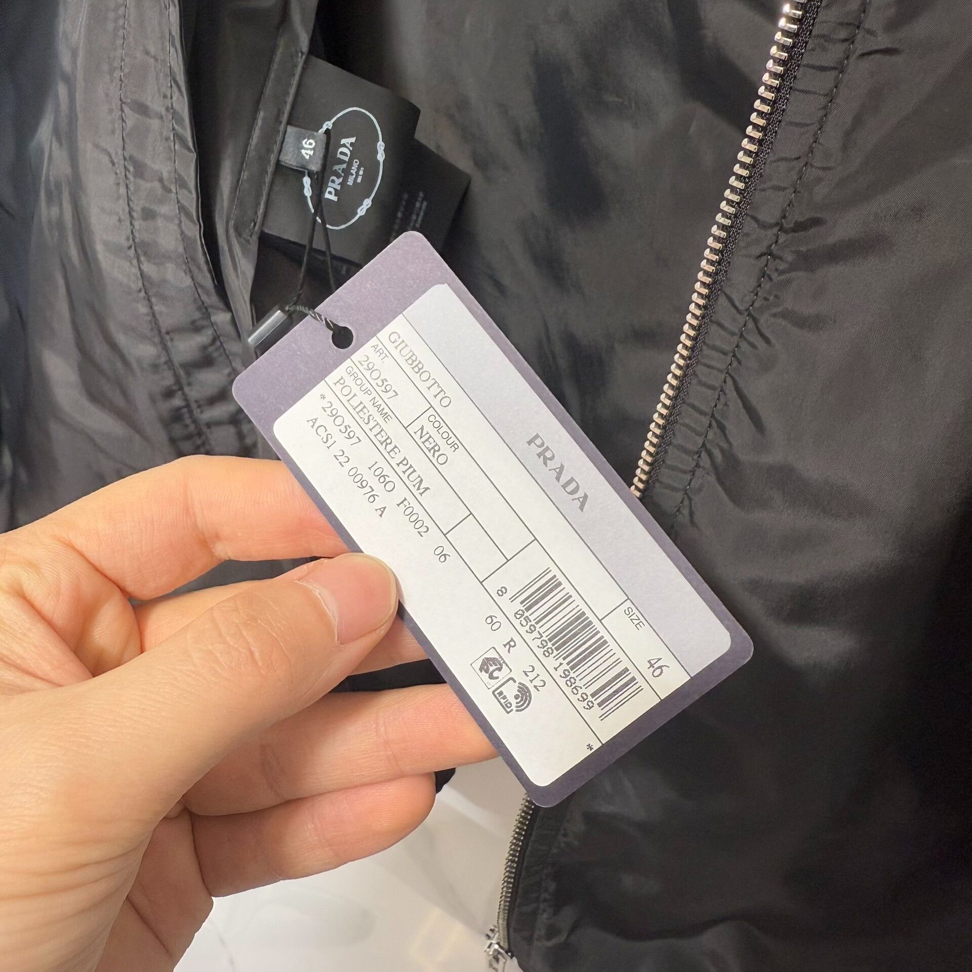 Prada Prada Hooded Zip Up Jacket Size 46 Size US S / EU 44-46 / 1 - 6 Thumbnail