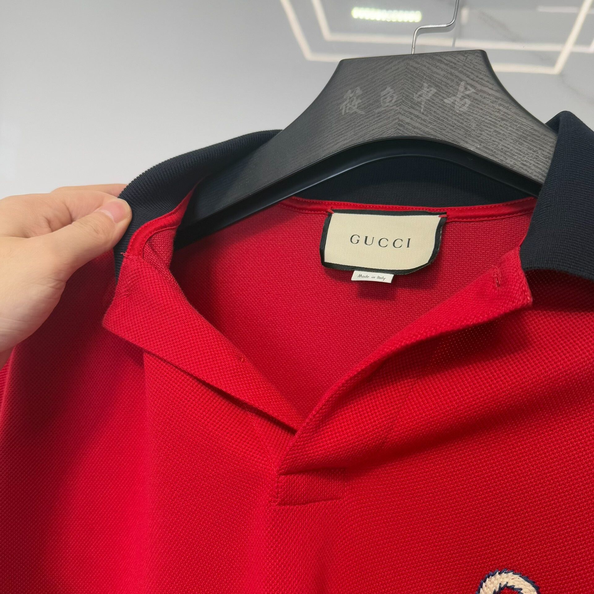 Gucci Gucci Double G Red Polo Shirt Size L Size US L / EU 52-54 / 3 - 6 Thumbnail