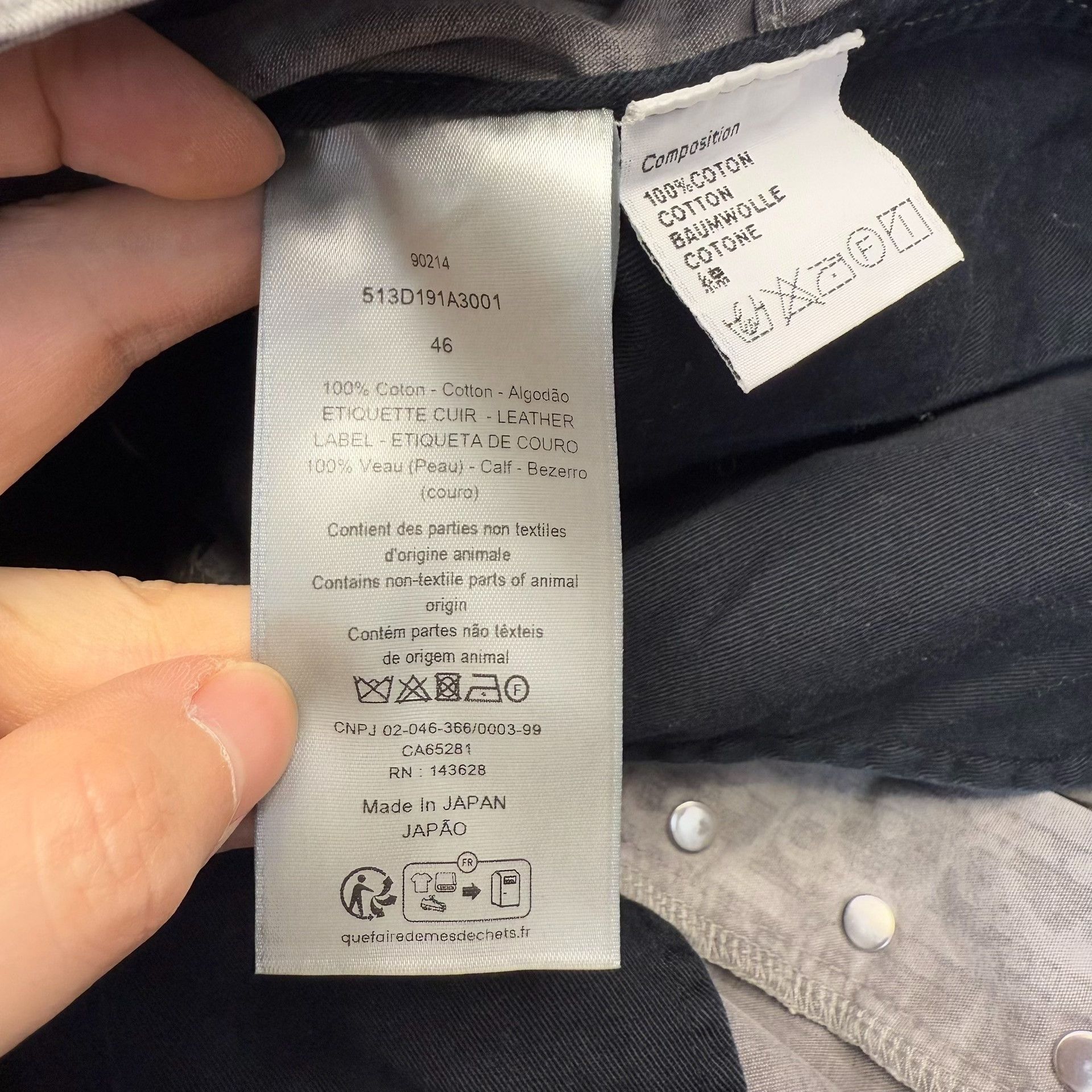 Dior Dior Oblique Print Denim Jeans Size 30 Size US 30 / EU 46 - 10 Thumbnail