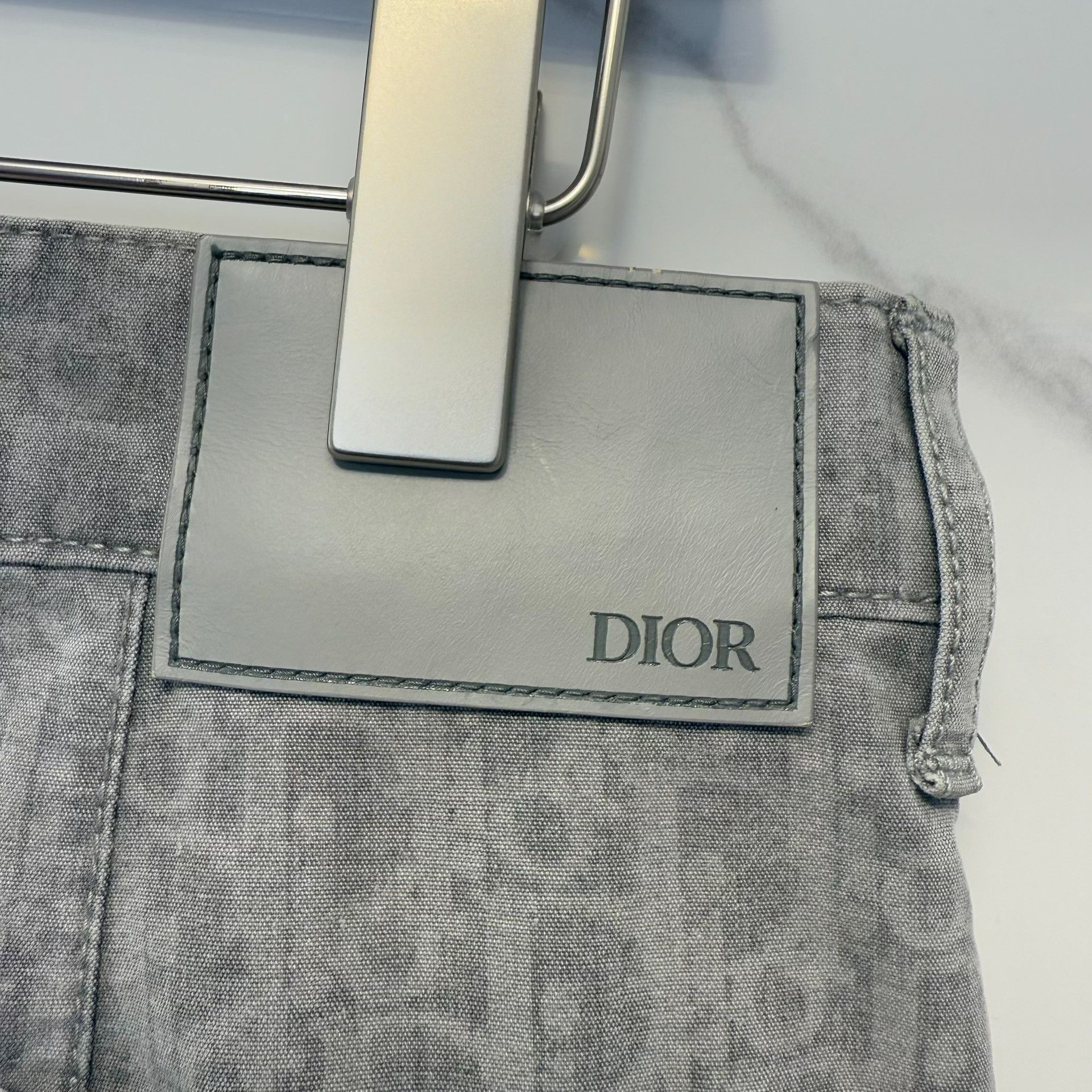Dior Dior Oblique Print Denim Jeans Size 30 Size US 30 / EU 46 - 4 Thumbnail