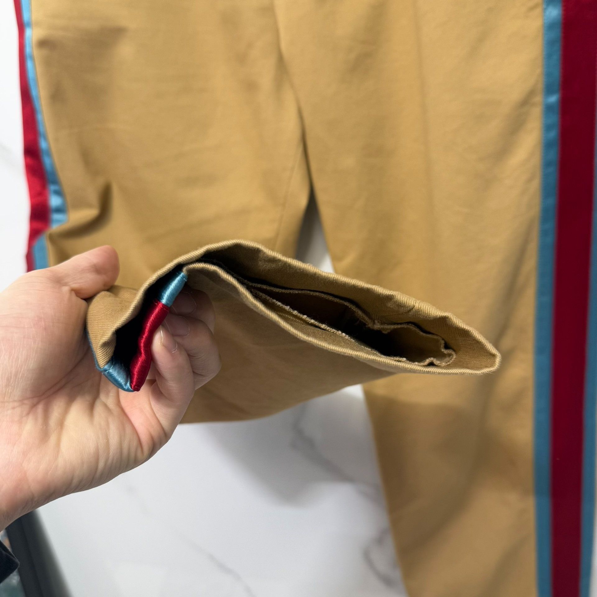 Gucci Gucci Side Stripe Casual Pants Size 32 Size US 32 / EU 48 - 6 Thumbnail