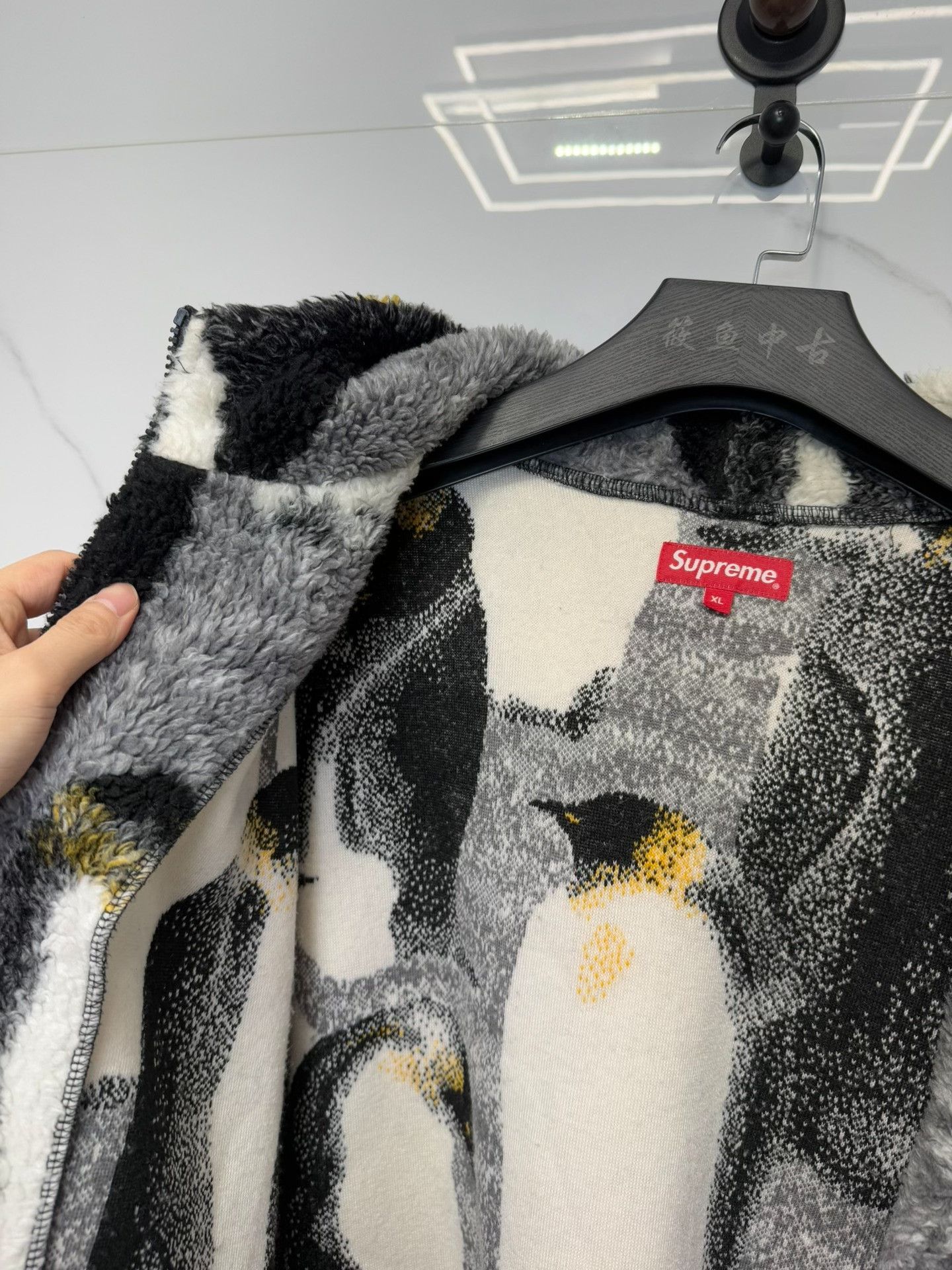 Supreme Supreme Penguin Hooded Fleece Jacket Size XL Size US XL / EU 56 / 4 - 5 Thumbnail