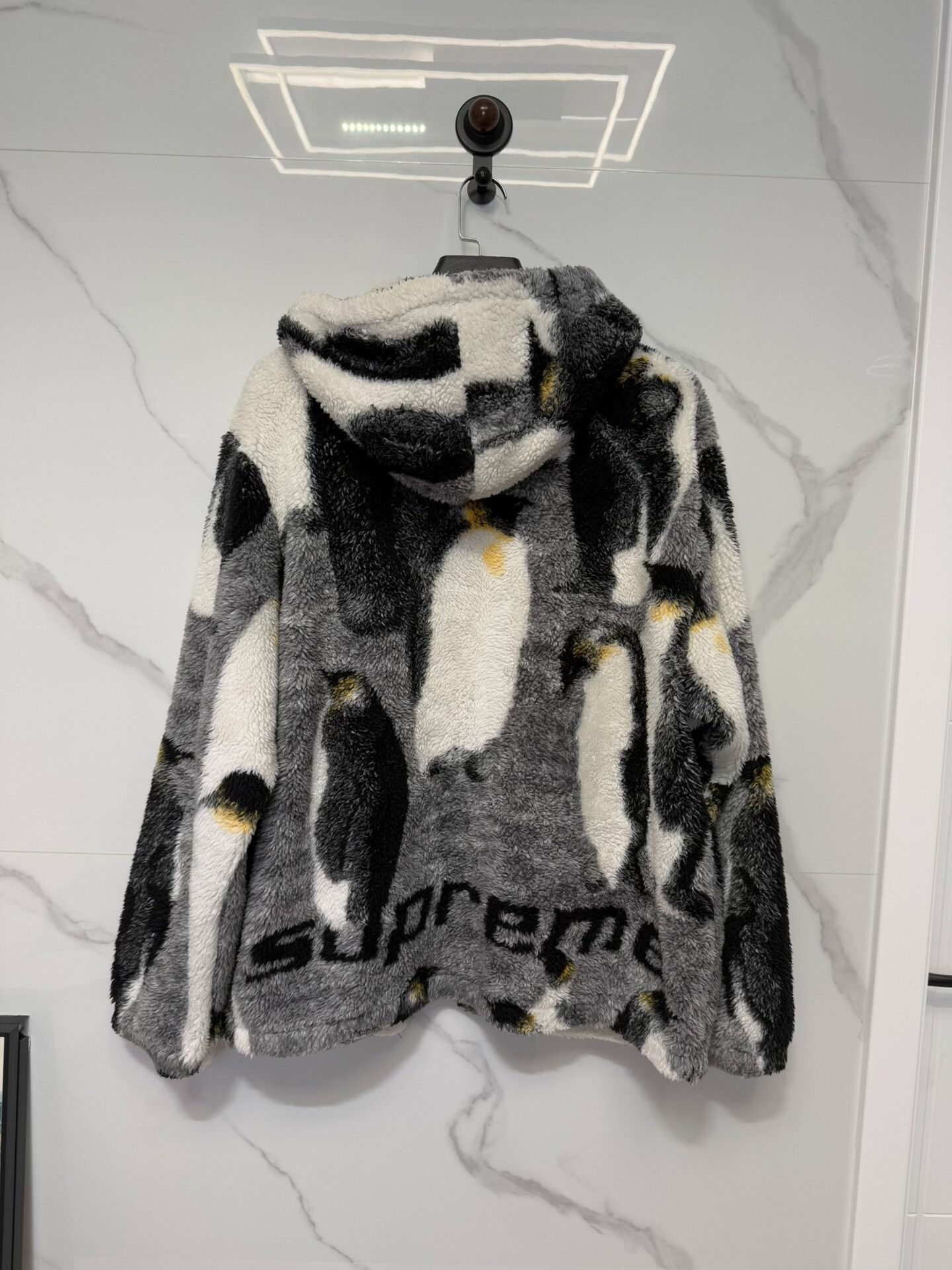 Supreme Supreme Penguin Hooded Fleece Jacket Size XL Size US XL / EU 56 / 4 - 3 Thumbnail