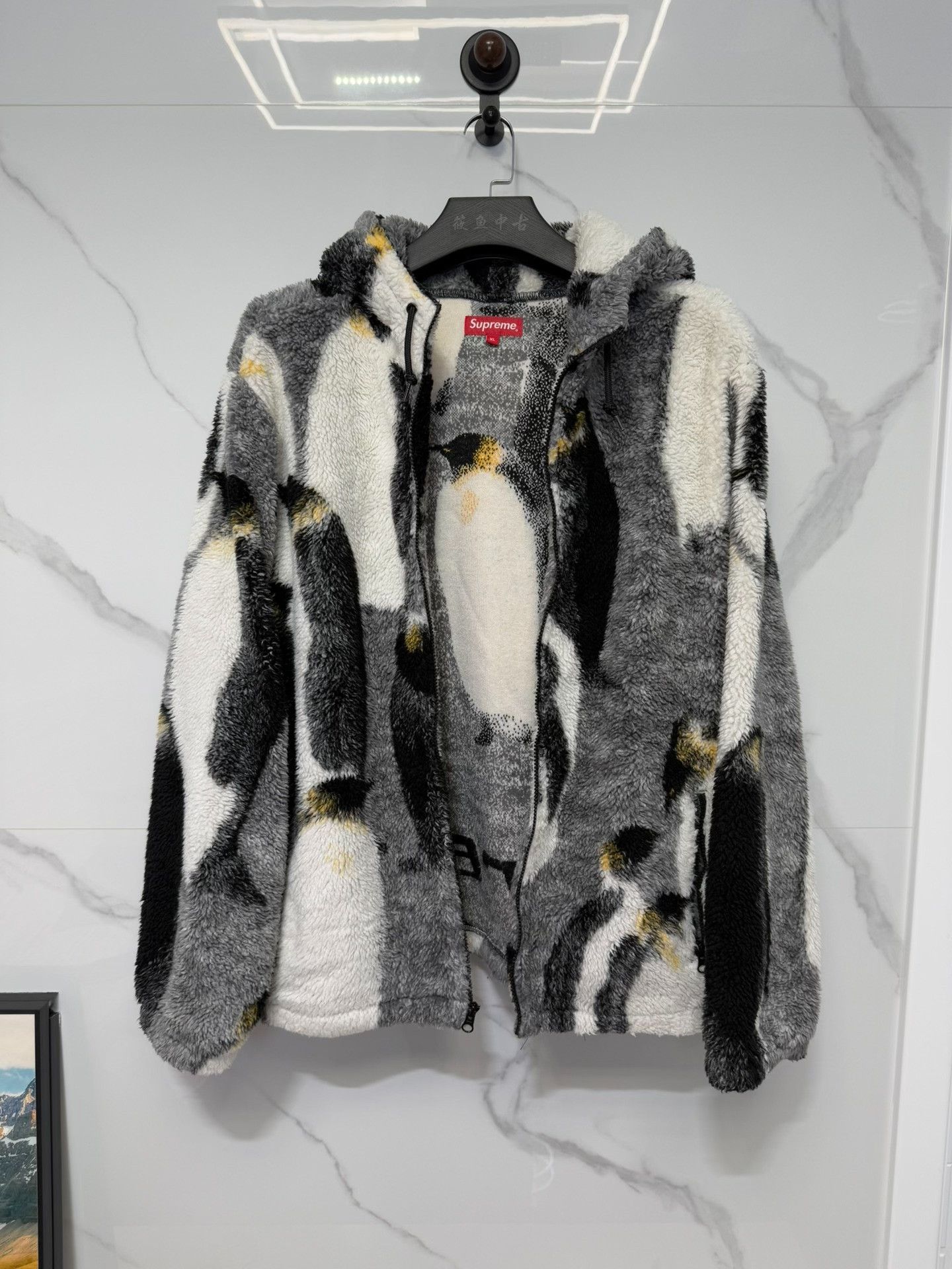 Supreme Supreme Penguin Hooded Fleece Jacket Size XL Size US XL / EU 56 / 4 - 2 Thumbnail