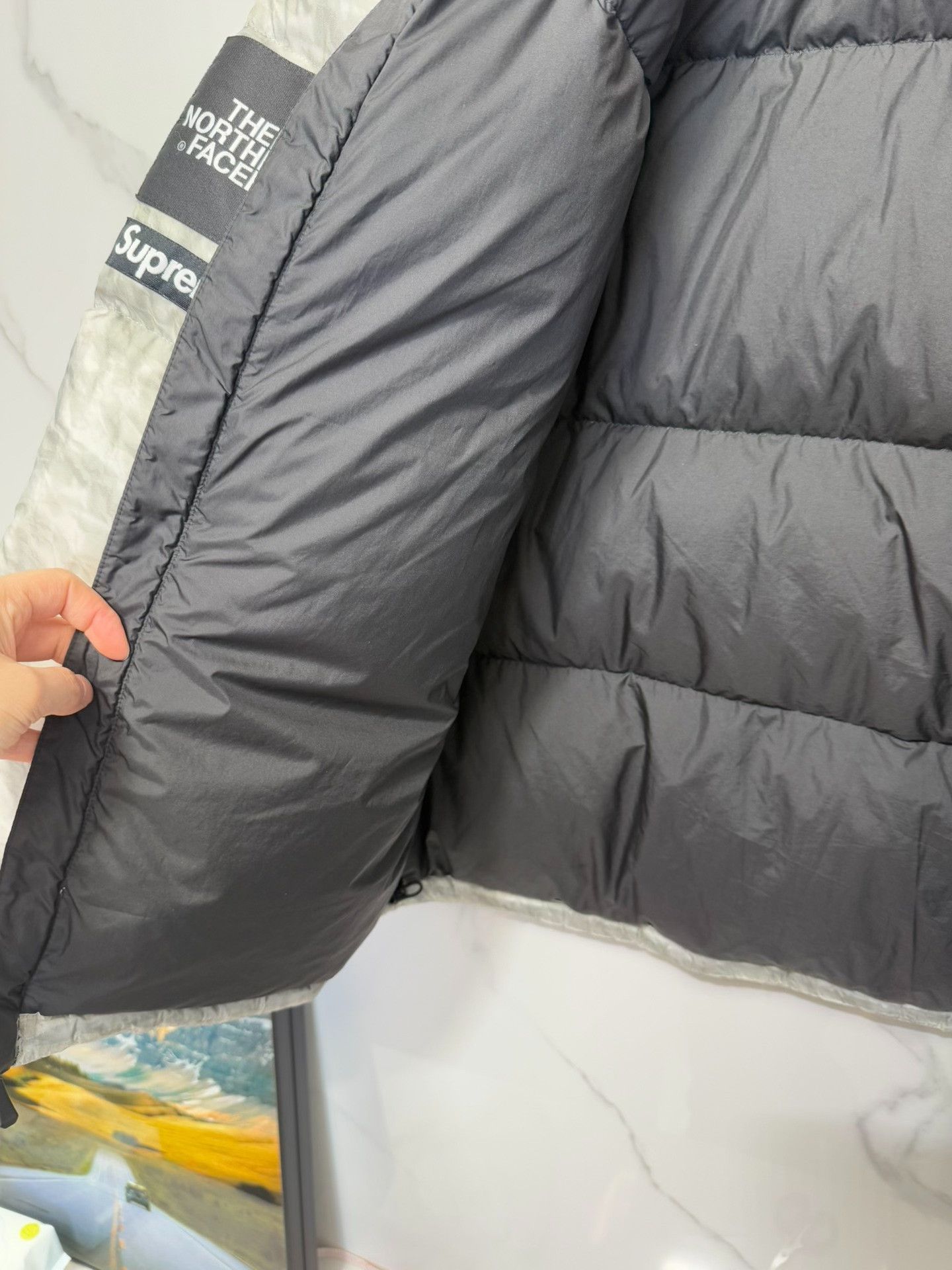 Supreme Supreme x The North Face Paper Print Nuptse Jacket XL Size US XL / EU 56 / 4 - 7 Thumbnail
