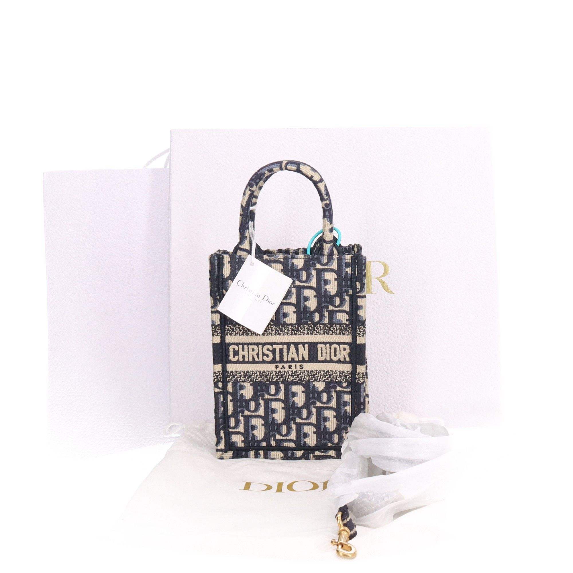 Dior Dior Oblique Canvas Book Tote Mini Bag Size ONE SIZE - 5 Thumbnail