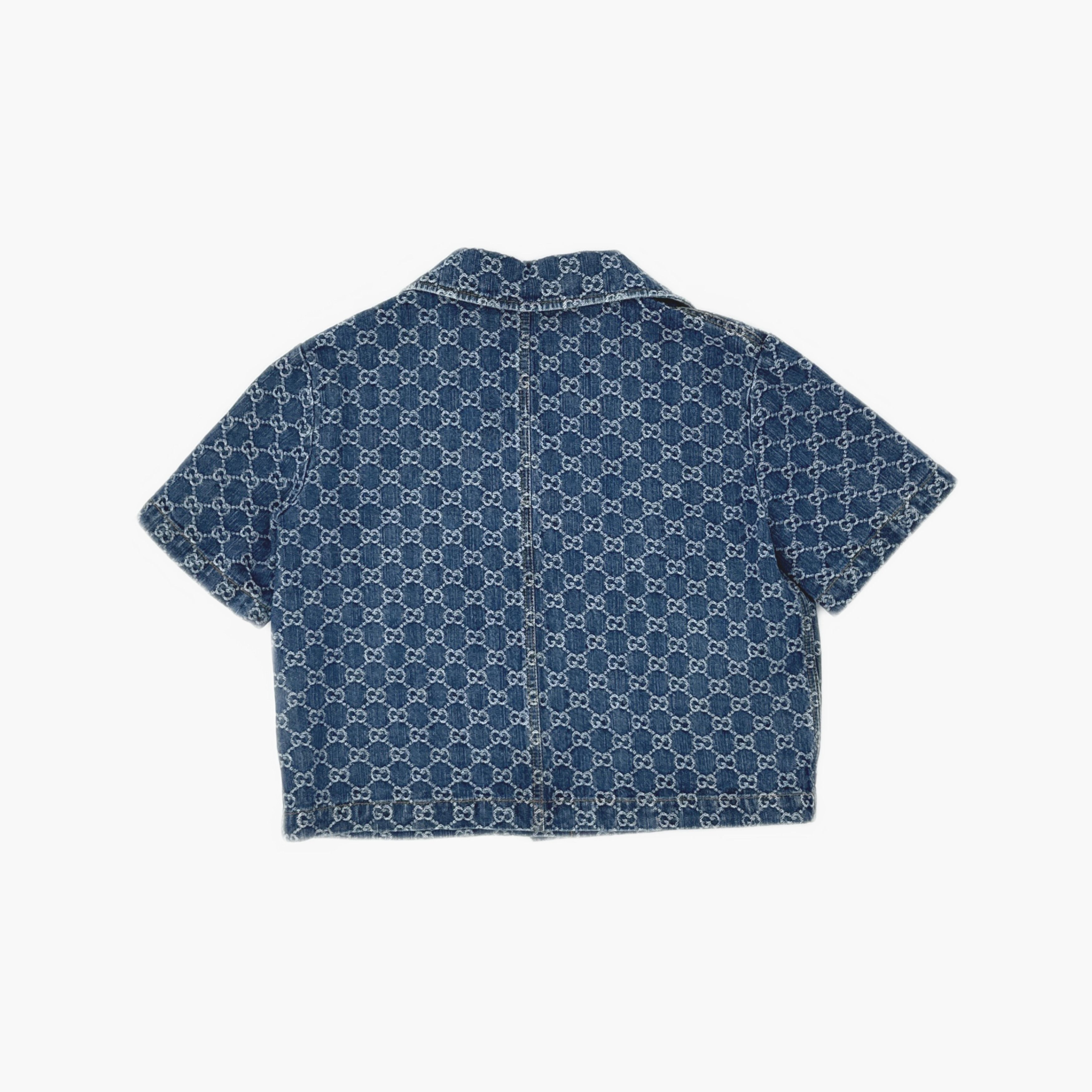 Gucci Gucci GG Logo Denim Button Up Size 42 Size M / US 6-8 / IT 42-44 - 2 Thumbnail