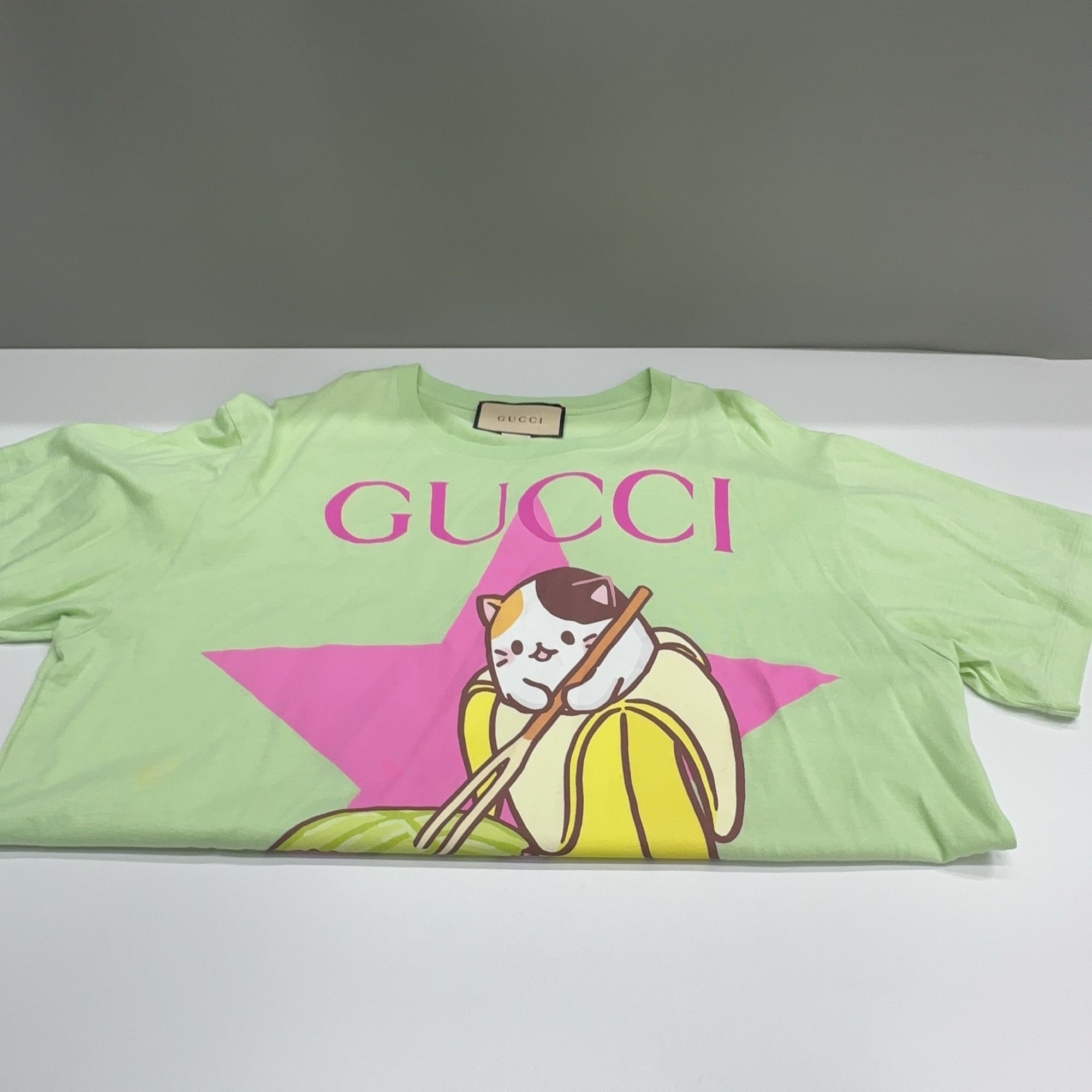Gucci Gucci Banana Cat Print T-Shirt Size S Size S / US 4 / IT 40 - 8 Thumbnail