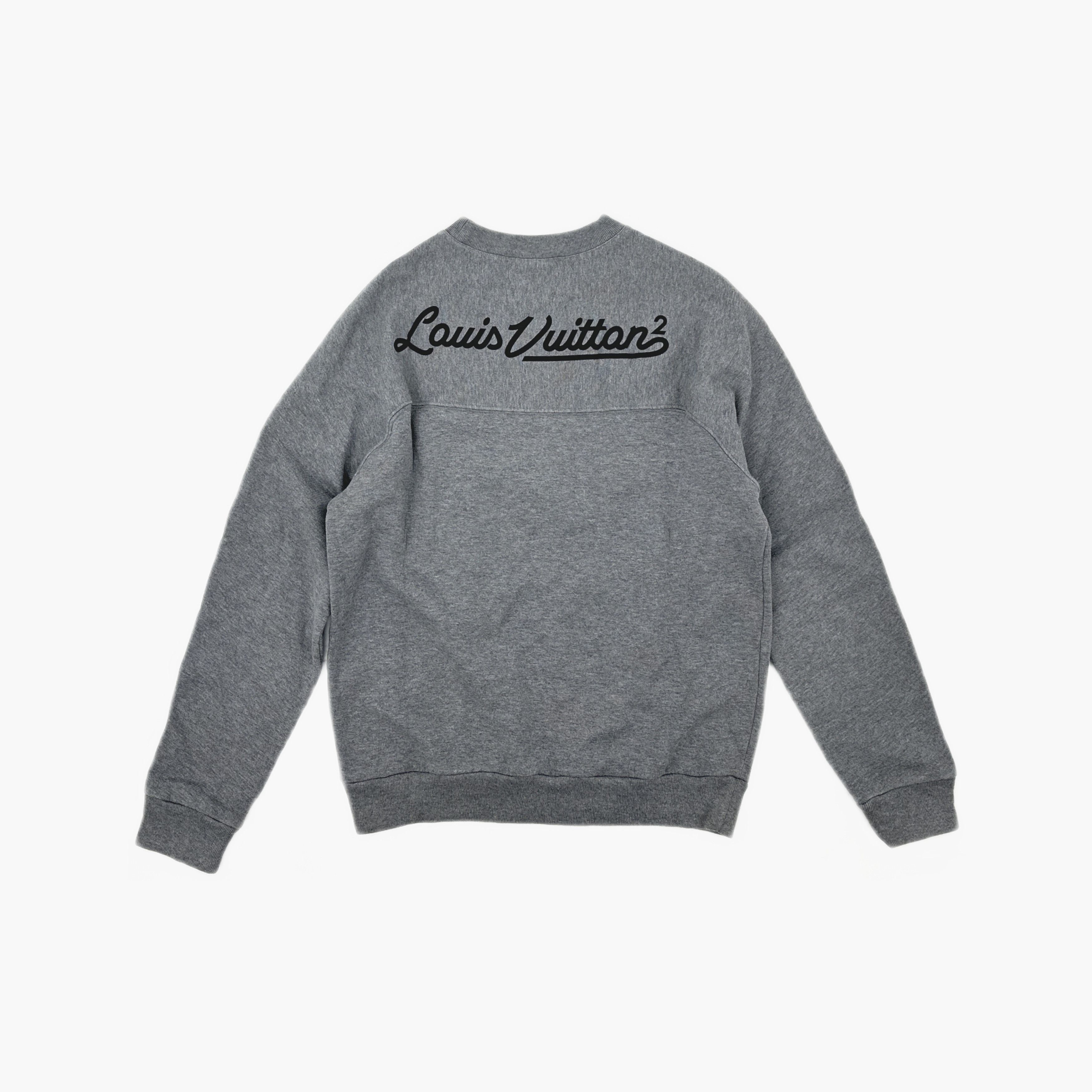 Louis Vuitton Louis Vuitton x Nigo Heart Logo Sweatshirt Size M Size US M / EU 48-50 / 2 - 2 Thumbnail