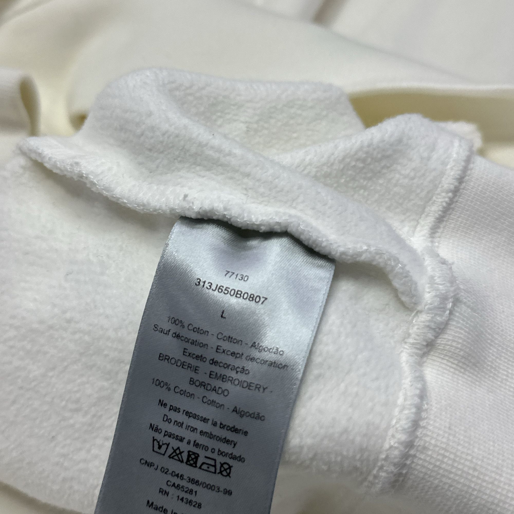 Dior Dior Embroidered Logo Half-Zip Sweatshirt Size L Size US L / EU 52-54 / 3 - 5 Thumbnail
