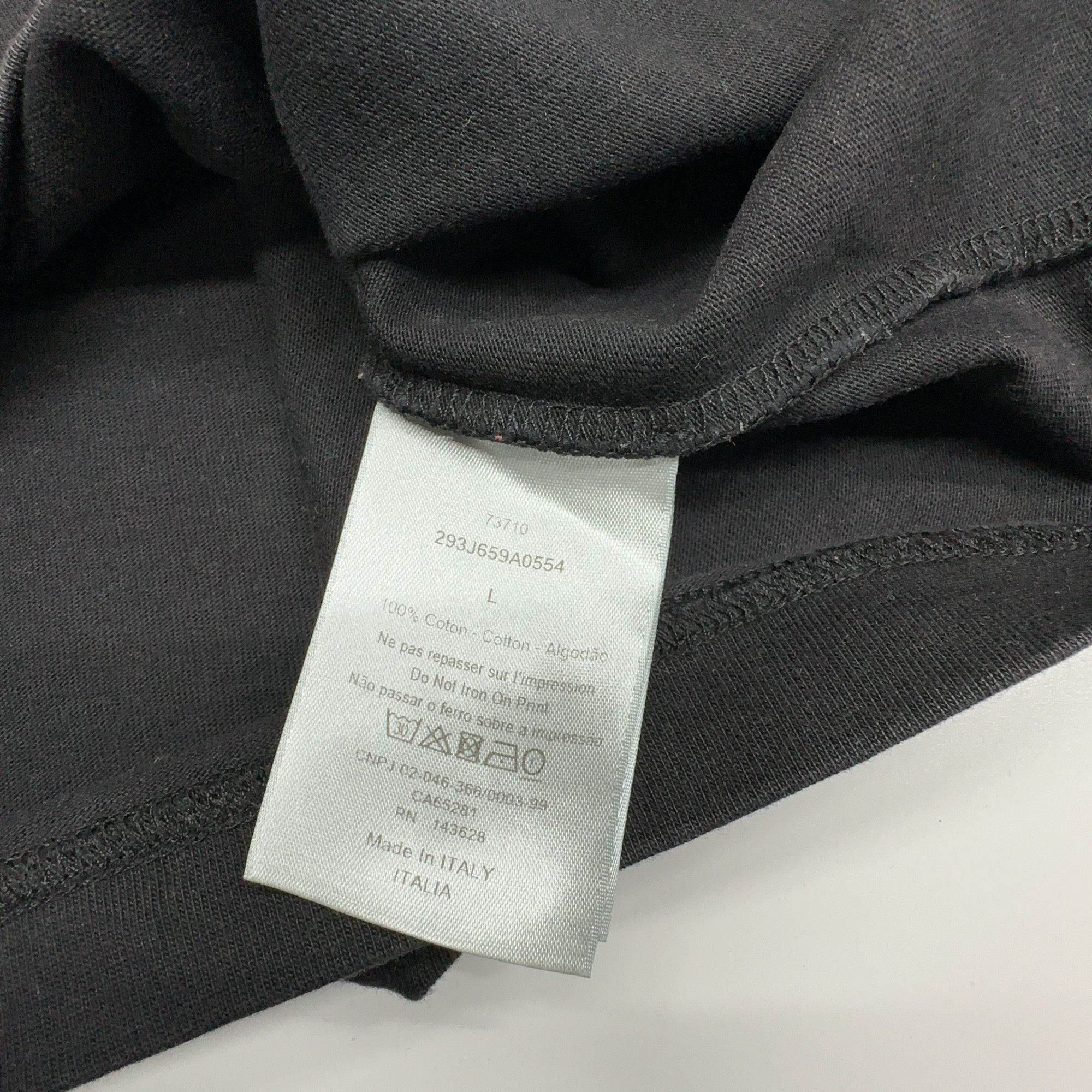 Dior Dior Script Logo T-Shirt Size L Size US L / EU 52-54 / 3 - 4 Thumbnail